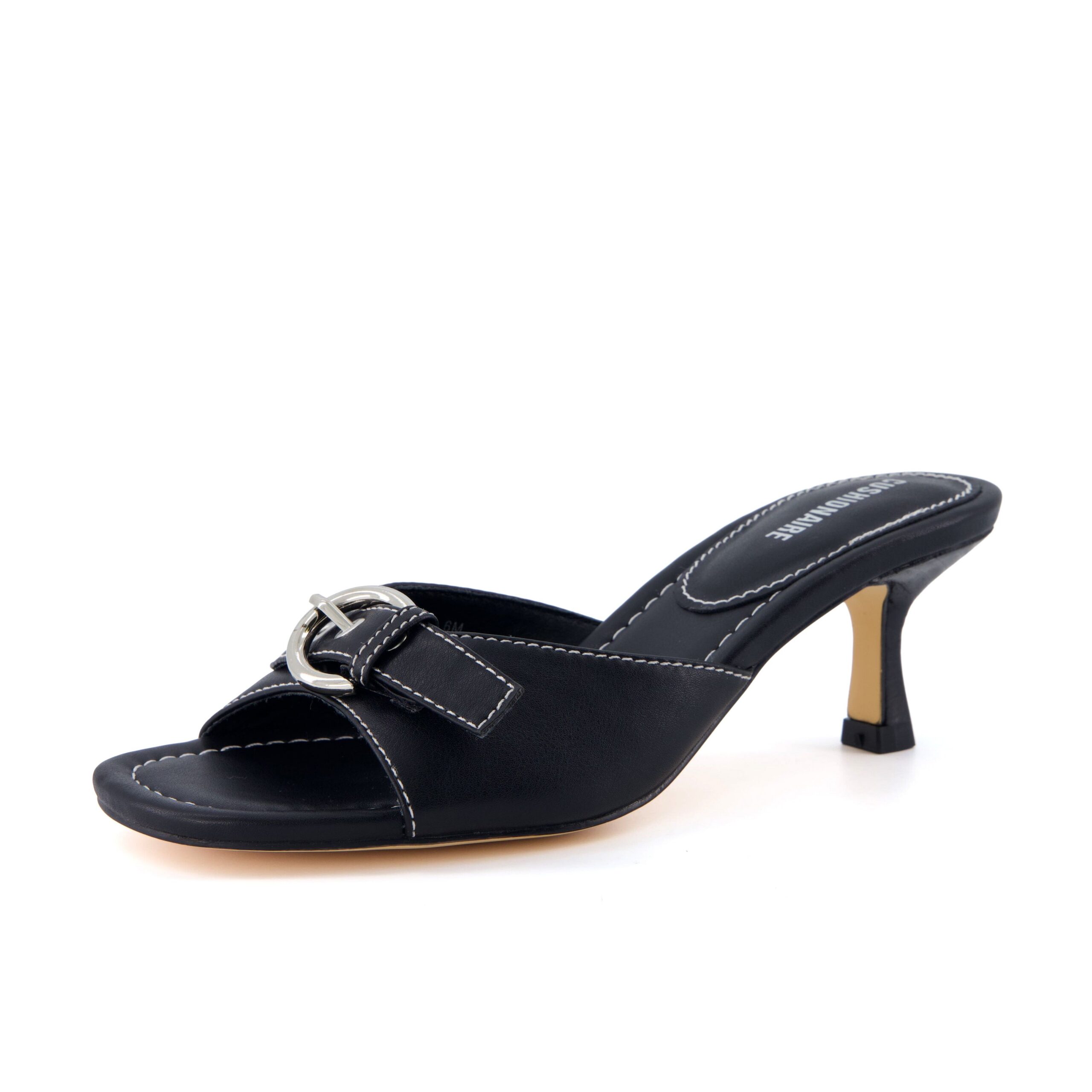 Belle Kitten Heel Sandals - Image 3