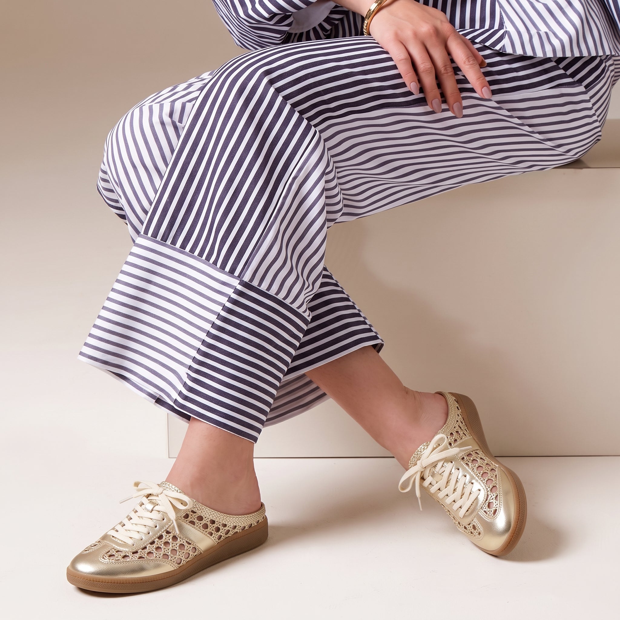 Buffy Woven Sneaker Mules - Image 9