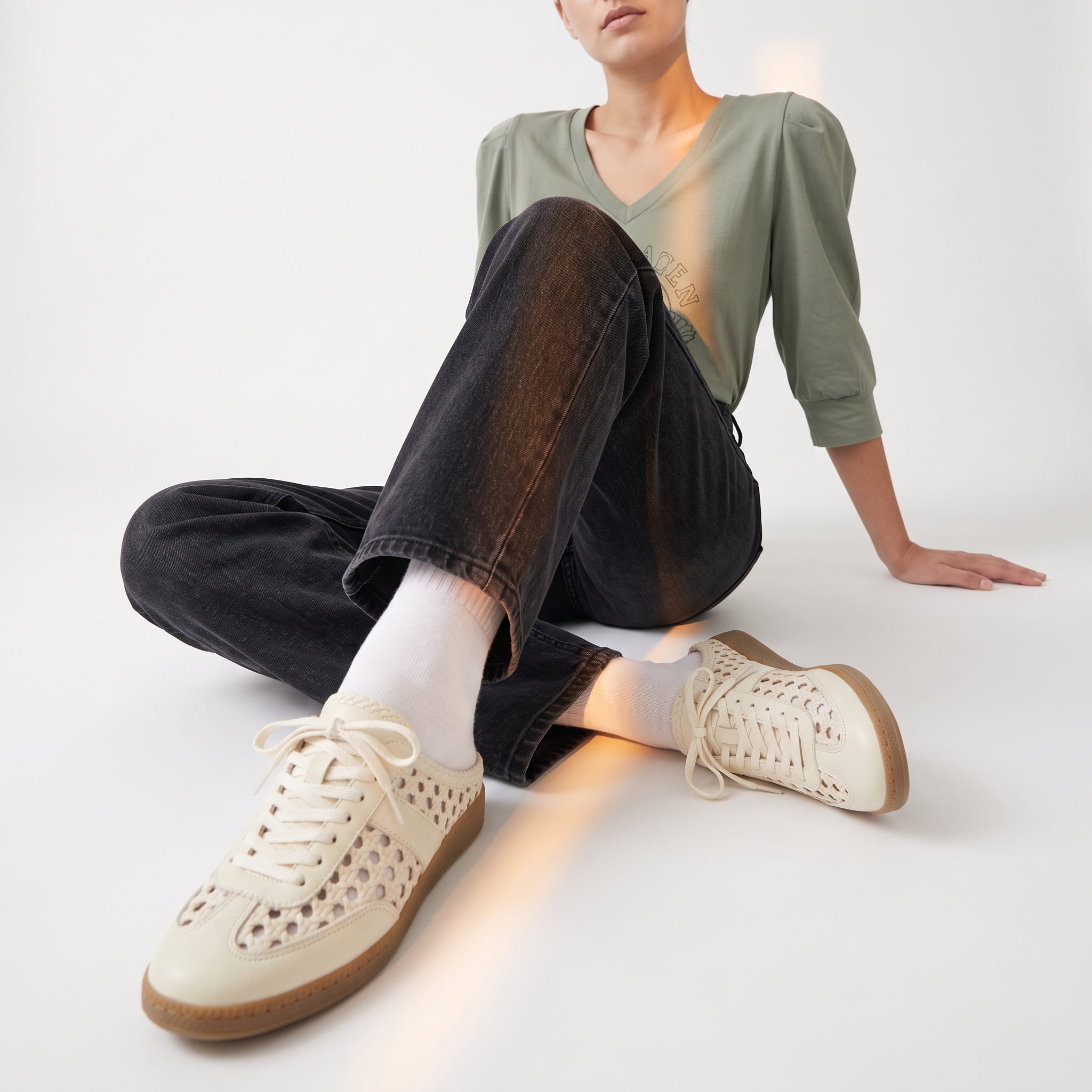 Buffy Woven Sneaker Mules - Image 18