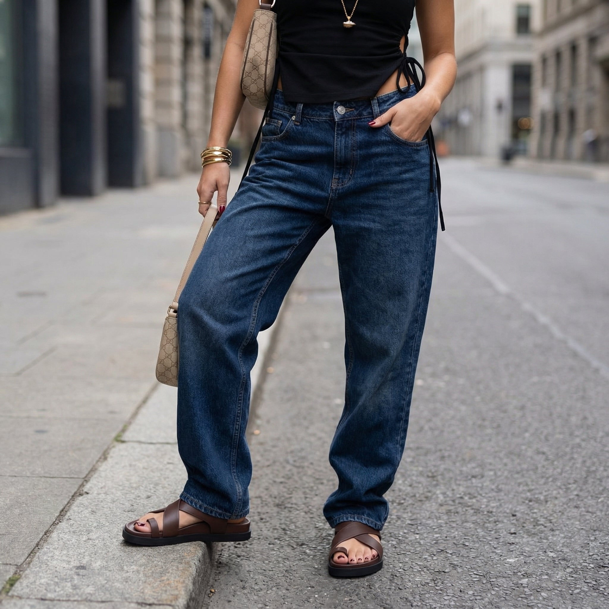 Entry Ankle Wrap Molded Footbed Sandal - Image 17