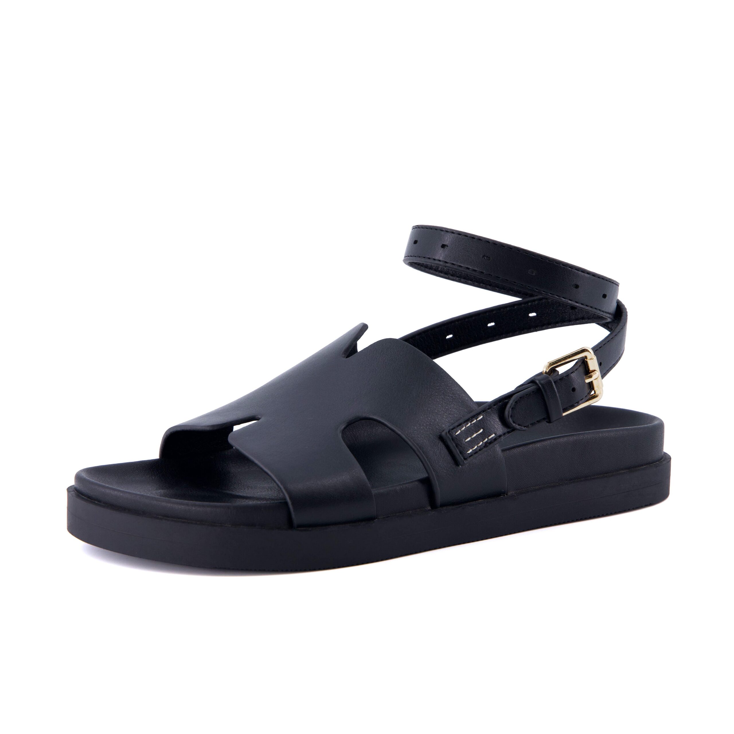 Erika Cut-Out Ankle Wrap Sandals - Image 2