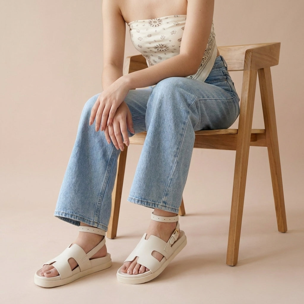 Erika Cut-Out Ankle Wrap Sandals - Image 19