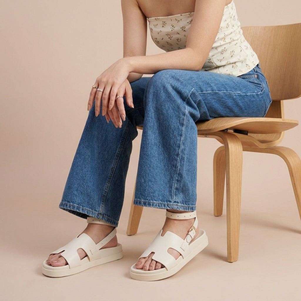 Erika Cut-Out Ankle Wrap Sandals - Image 21