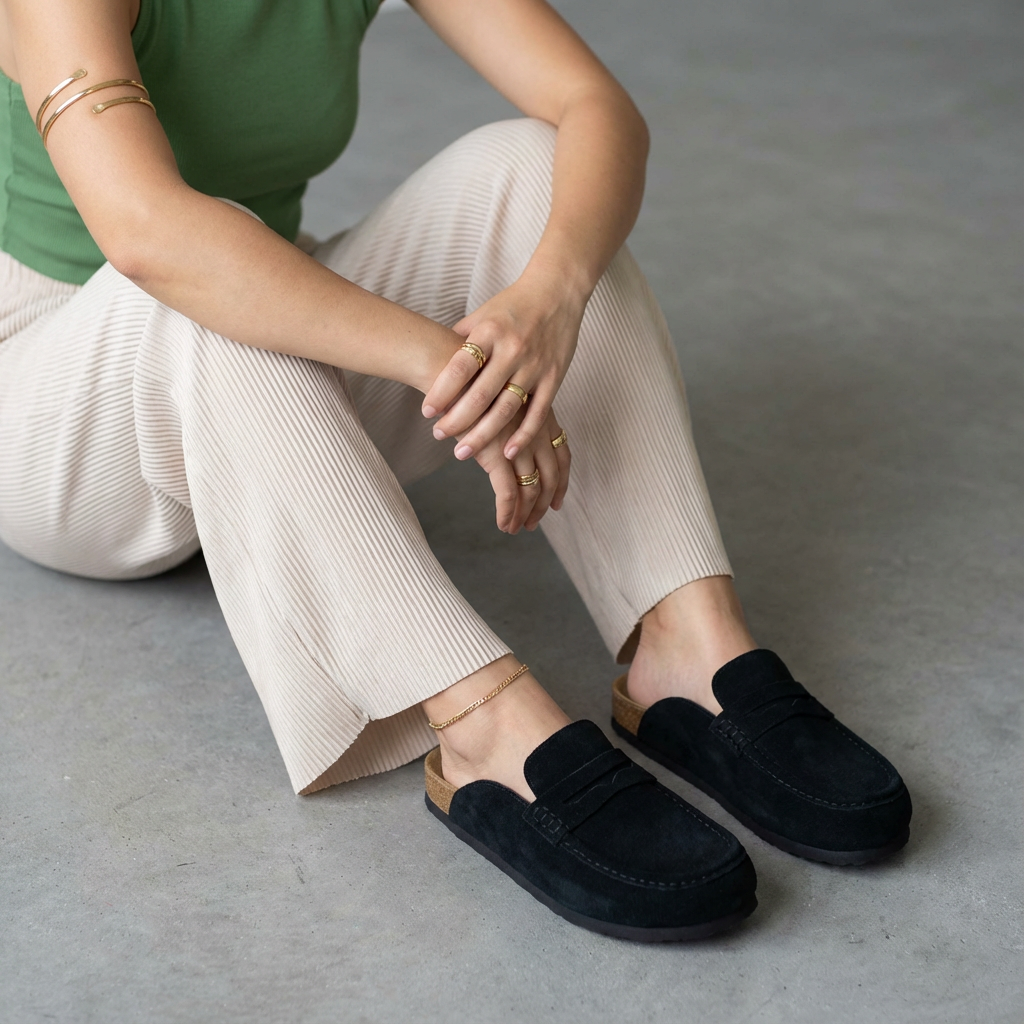Fondu Leather Clogs - Image 27