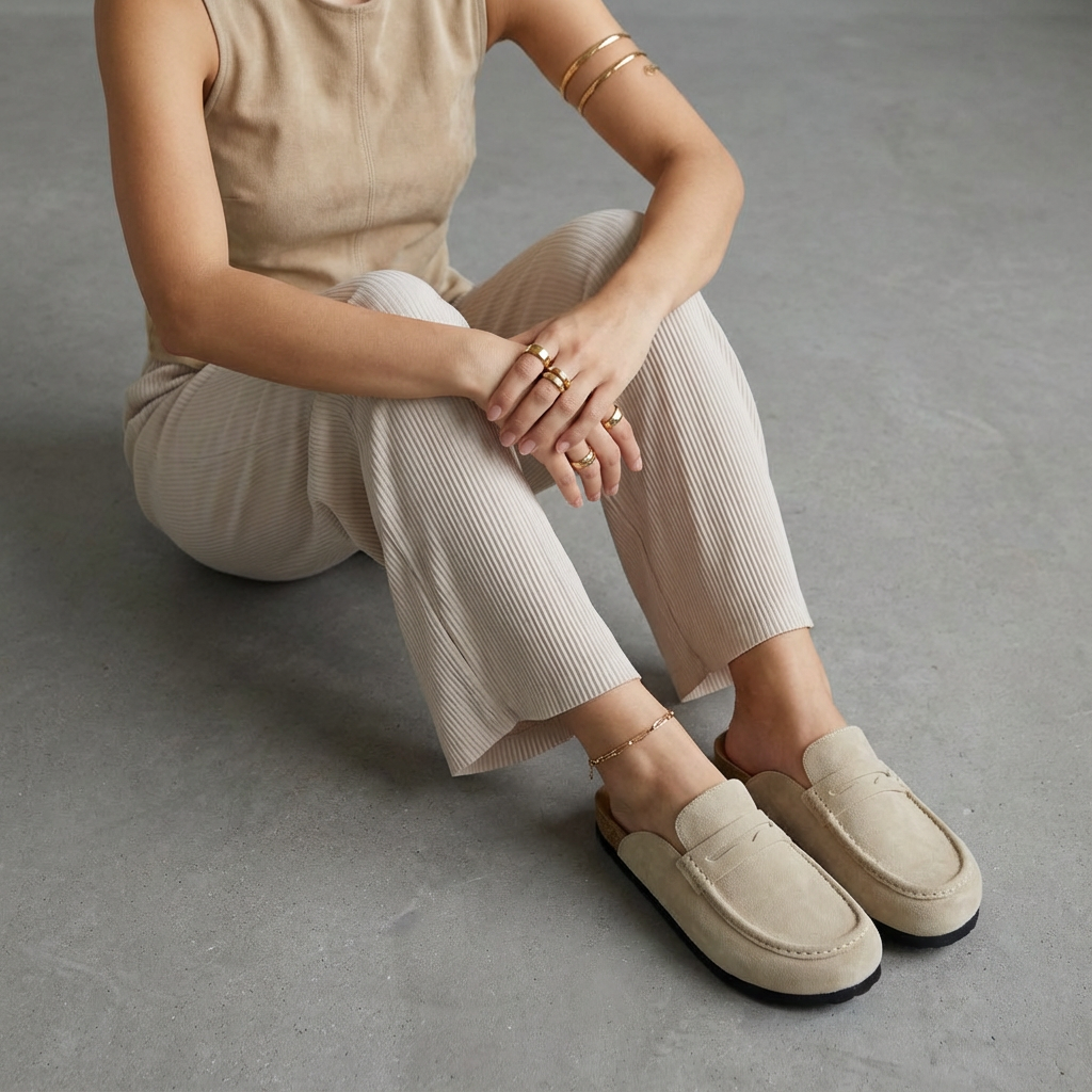 Fondu Leather Clogs - Image 9