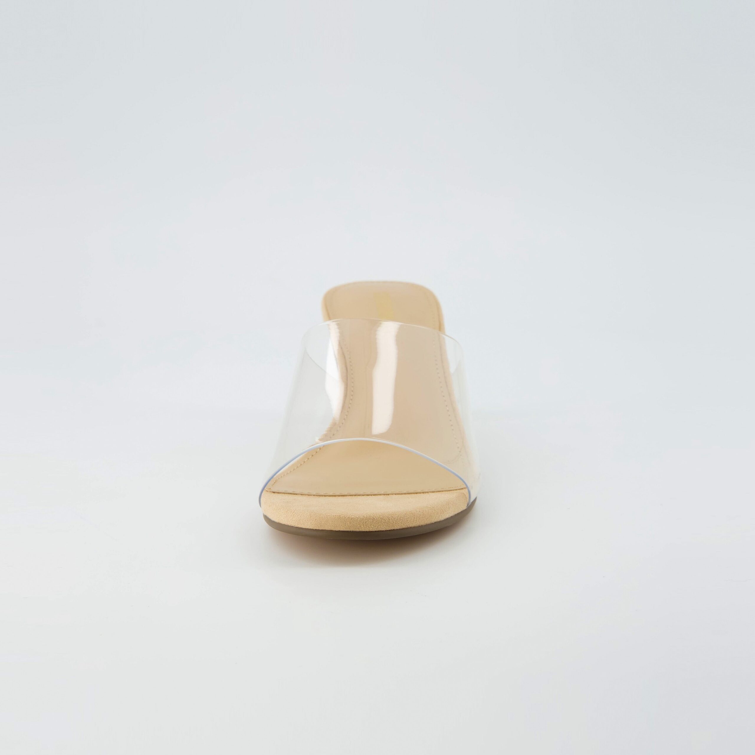 Gloss Lucite Wedge Sandals - Image 4