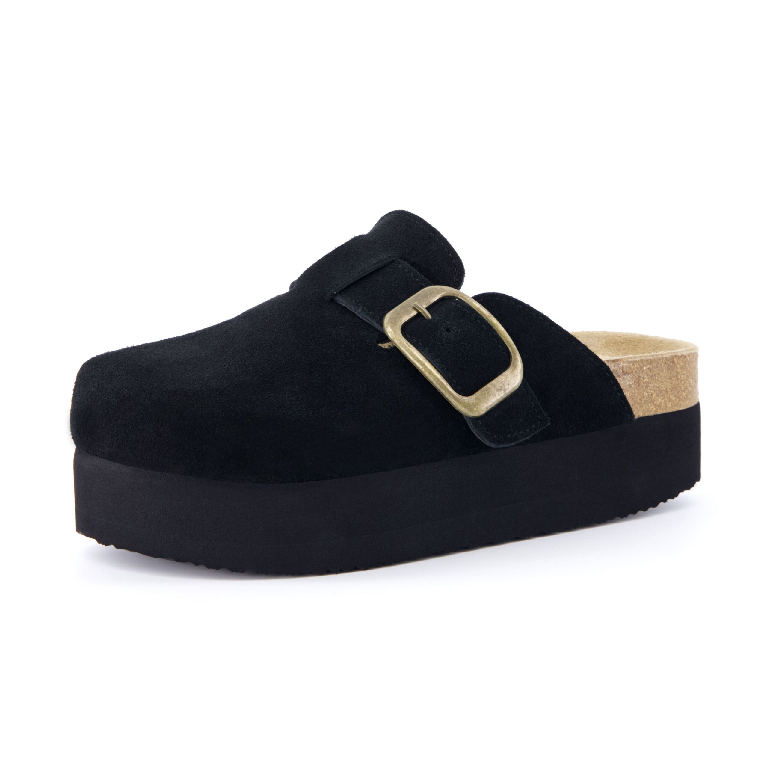 Granola Suede Platform Clog - Image 14