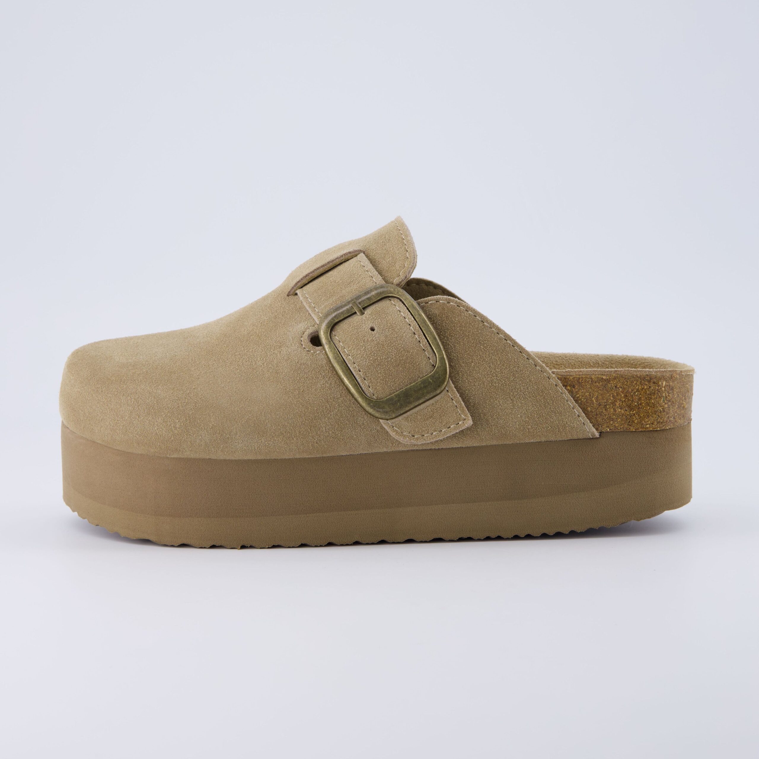 Granola Suede Platform Clog - Image 7