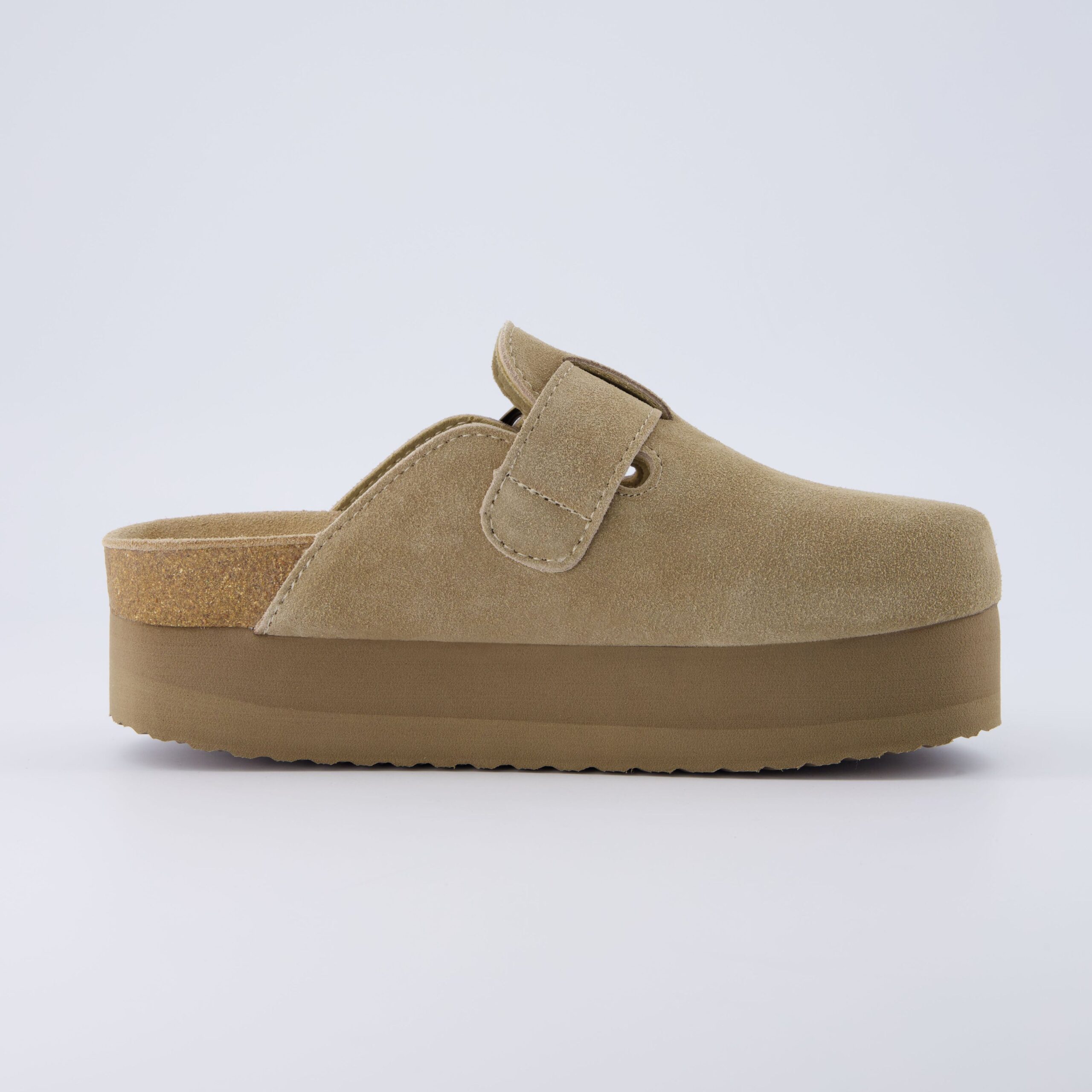 Granola Suede Platform Clog - Image 10