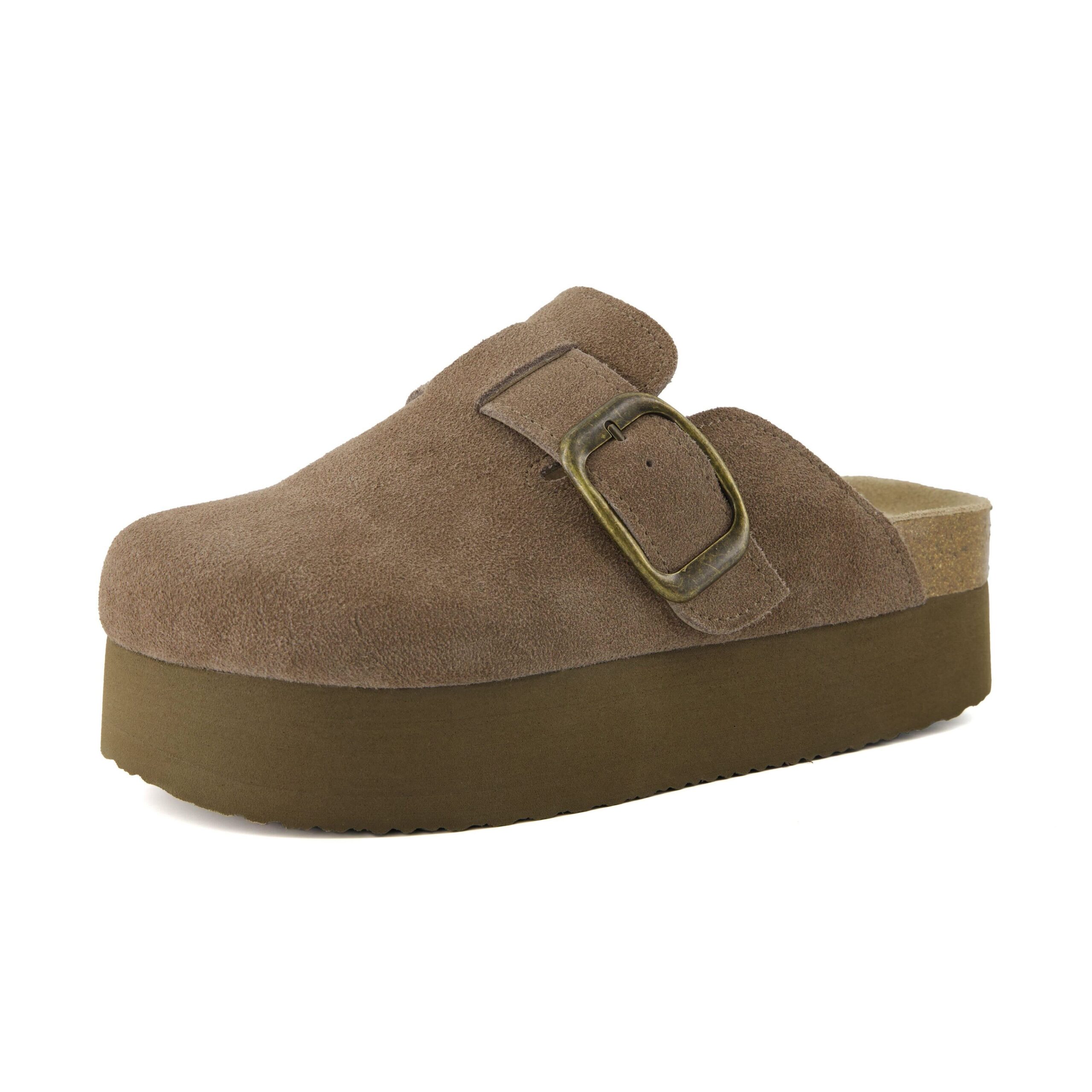 Granola Suede Platform Clog - Image 2