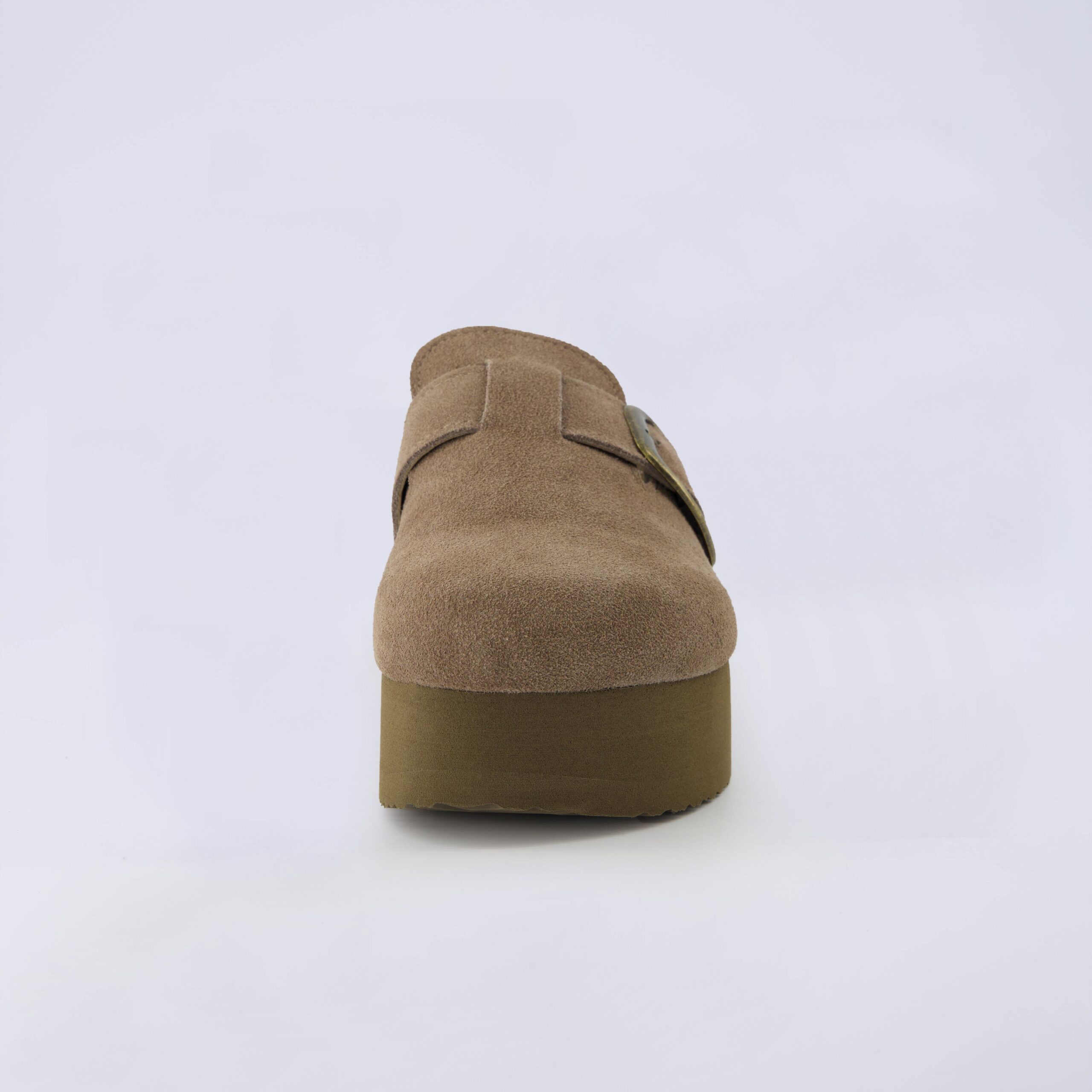 Granola Suede Platform Clog - Image 3