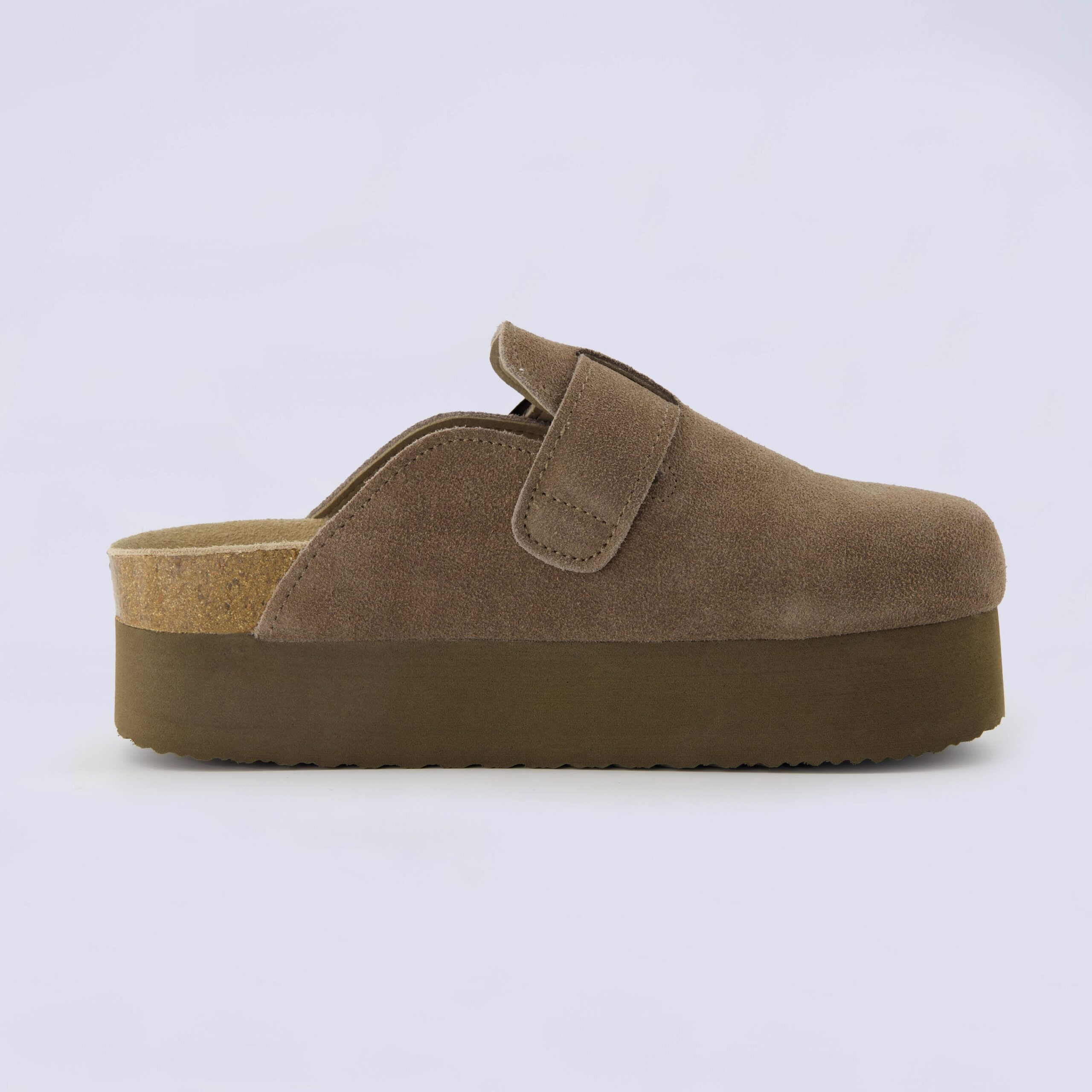 Granola Suede Platform Clog - Image 4