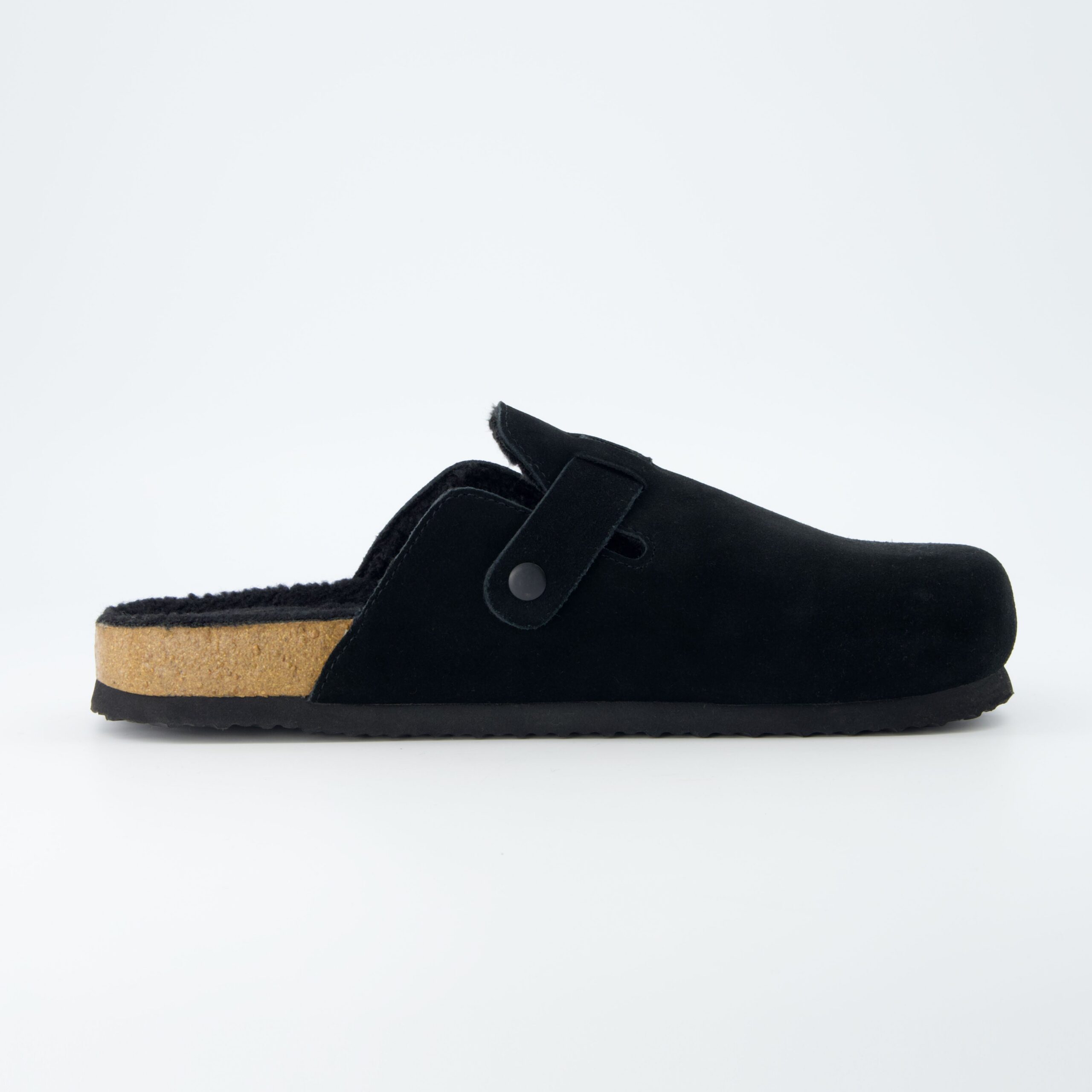 Haze Men's Fur Cork Footbed Clog - Image 4