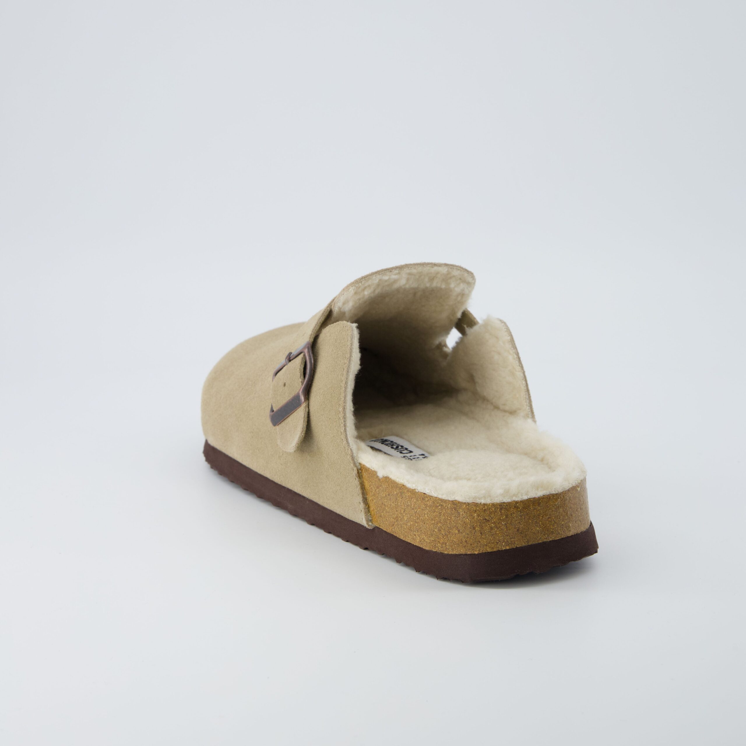Haze Men's Fur Cork Footbed Clog - Image 11