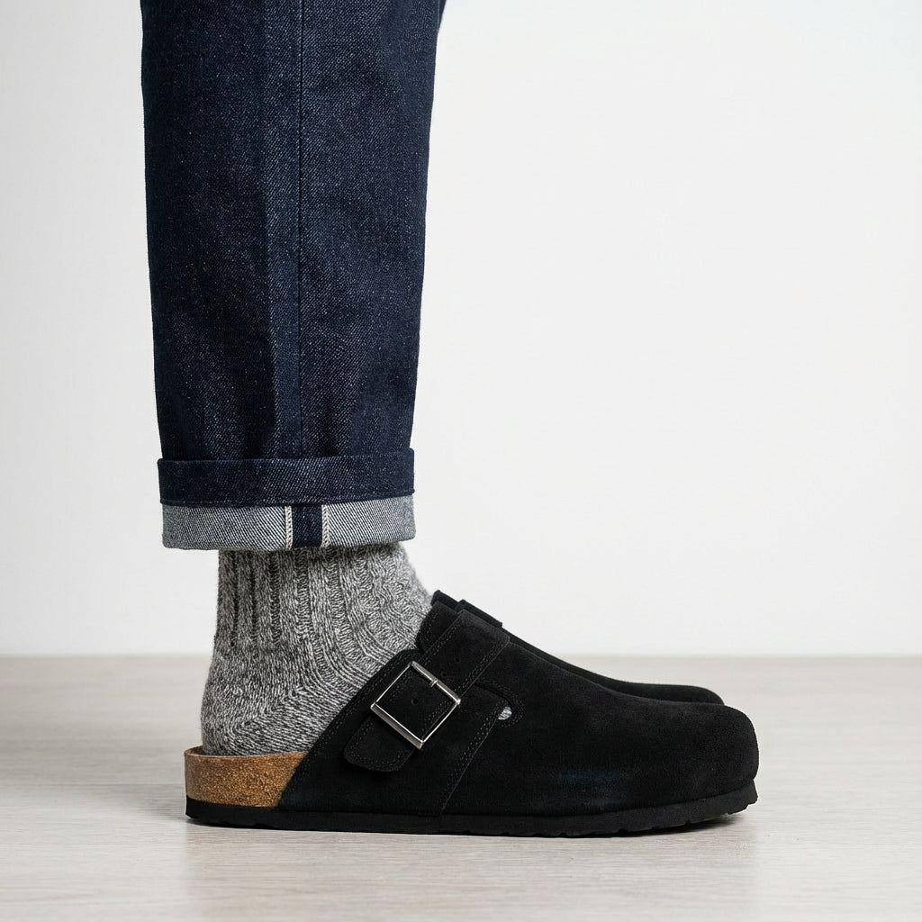 Hugo Genuine Suede Clogs - Image 9