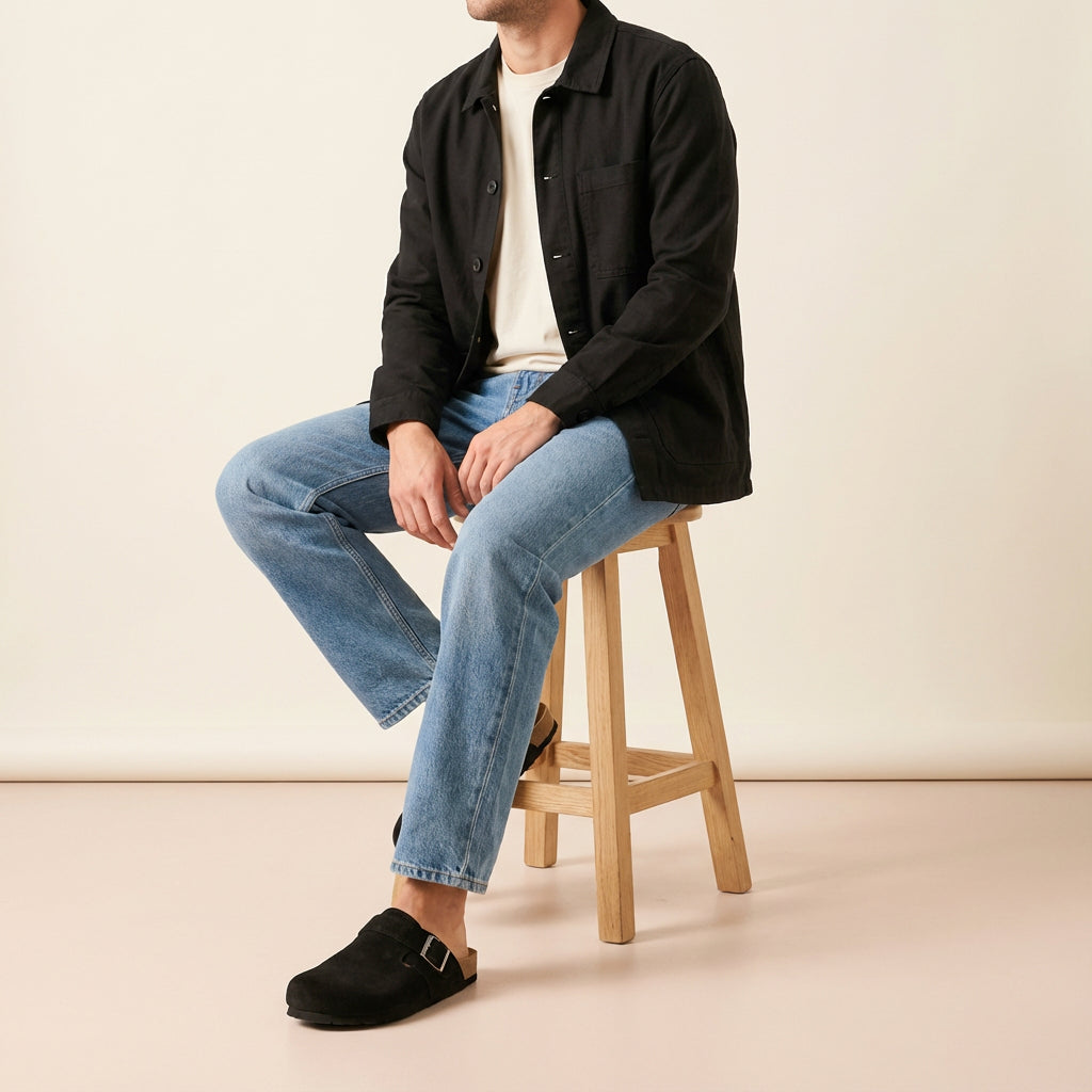 Hugo Genuine Suede Clogs - Image 8