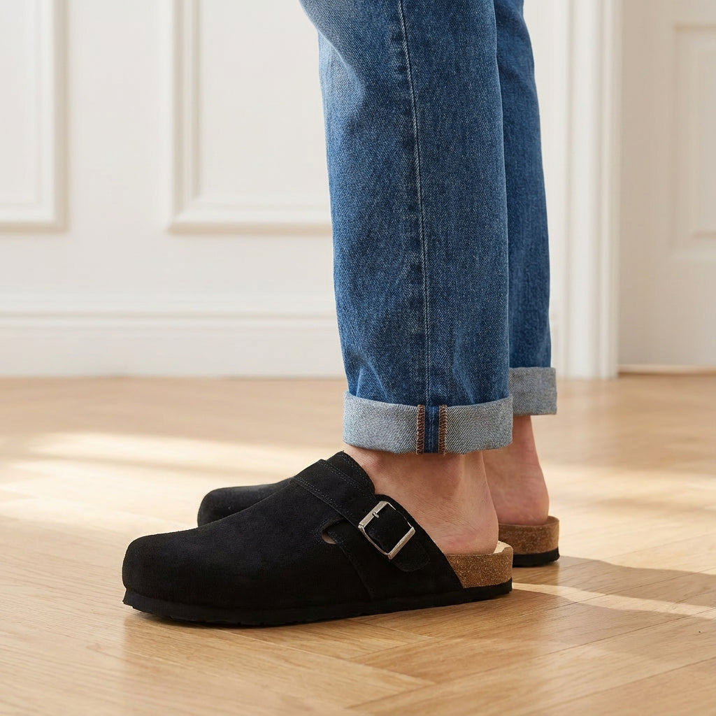Hugo Genuine Suede Clogs - Image 7