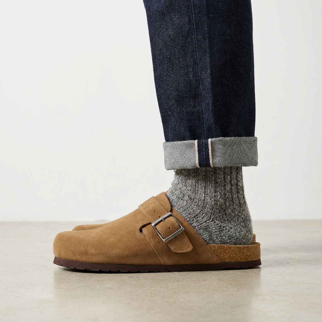 Hugo Genuine Suede Clogs - Image 19
