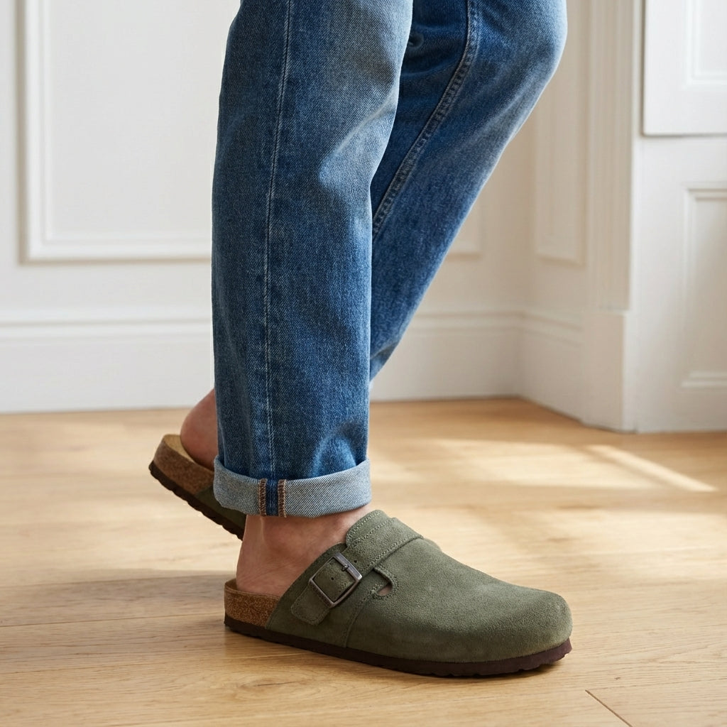 Hugo Genuine Suede Clogs - Image 28