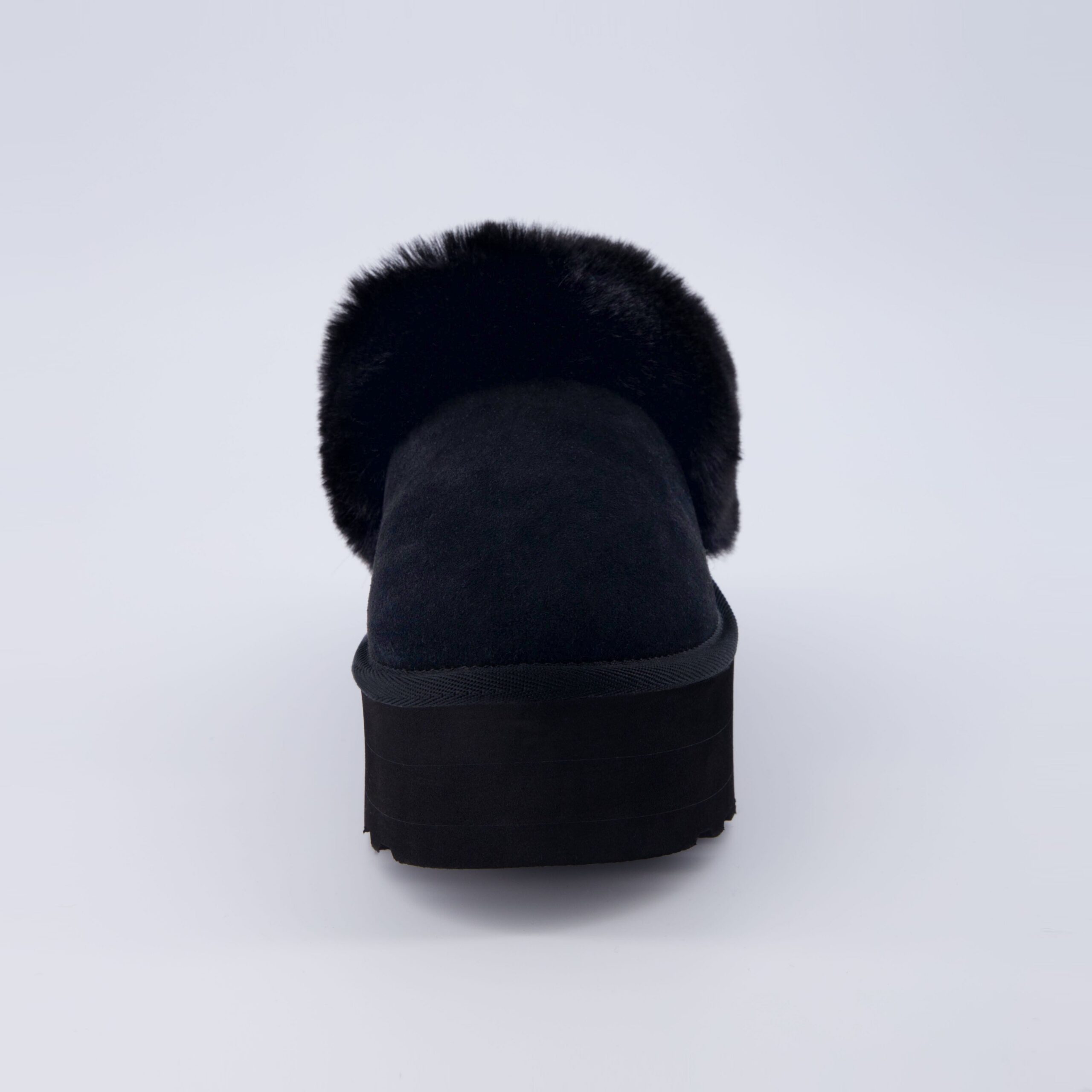 Husky Suede Cozy Platform Mule - Image 10