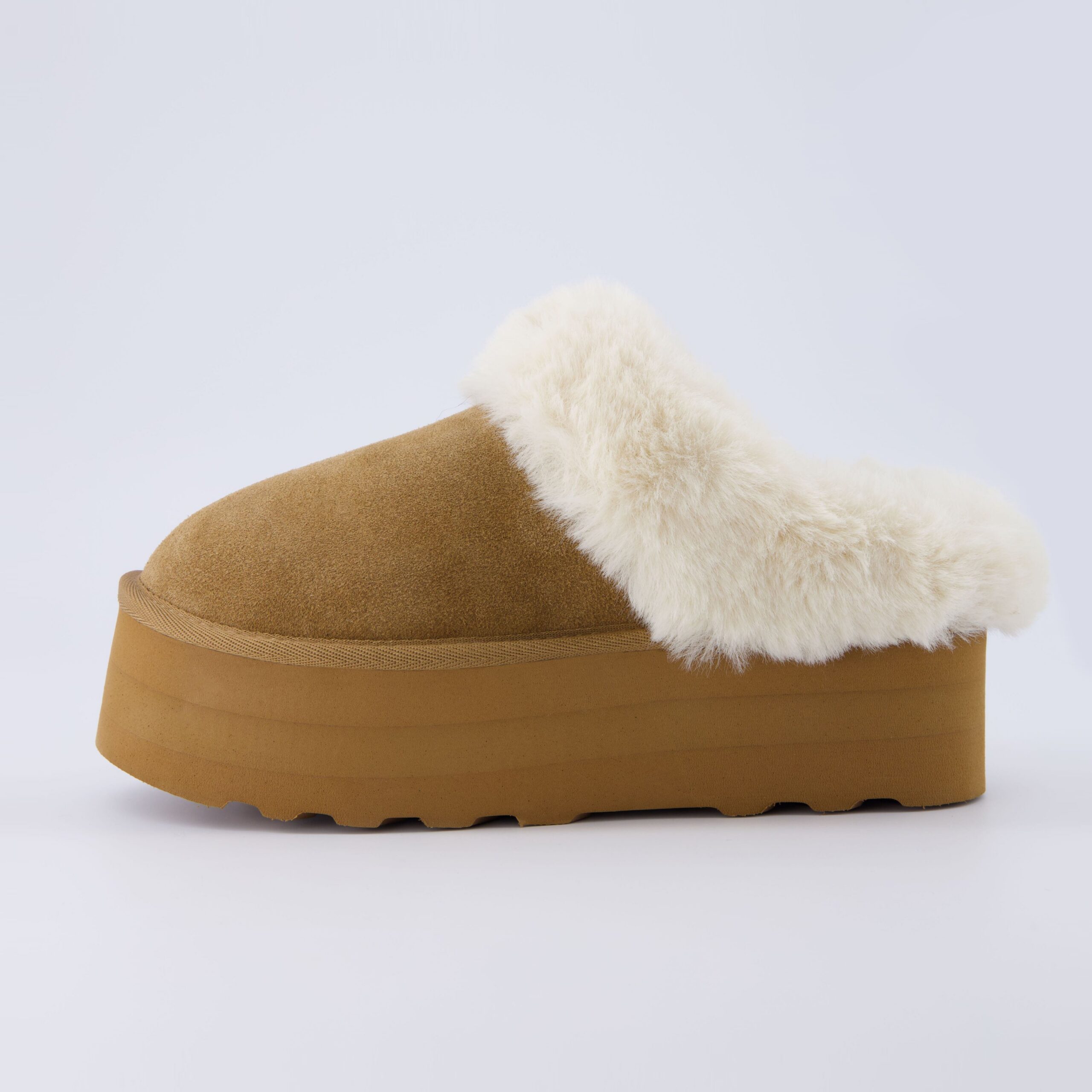 Husky Suede Cozy Platform Mule - Image 2