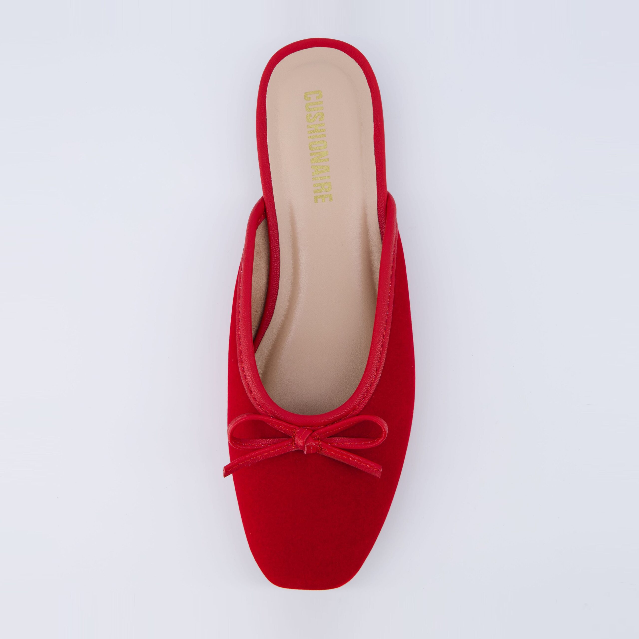 Jade Velvet Ballet Mule - Image 8