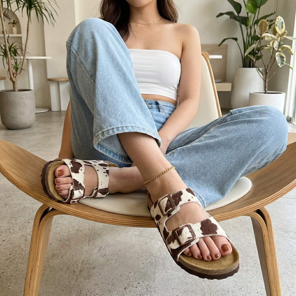 Lane Cork Footbed Sandal - Image 5