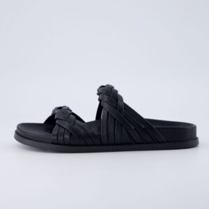 Lens Braided Strap Sandals