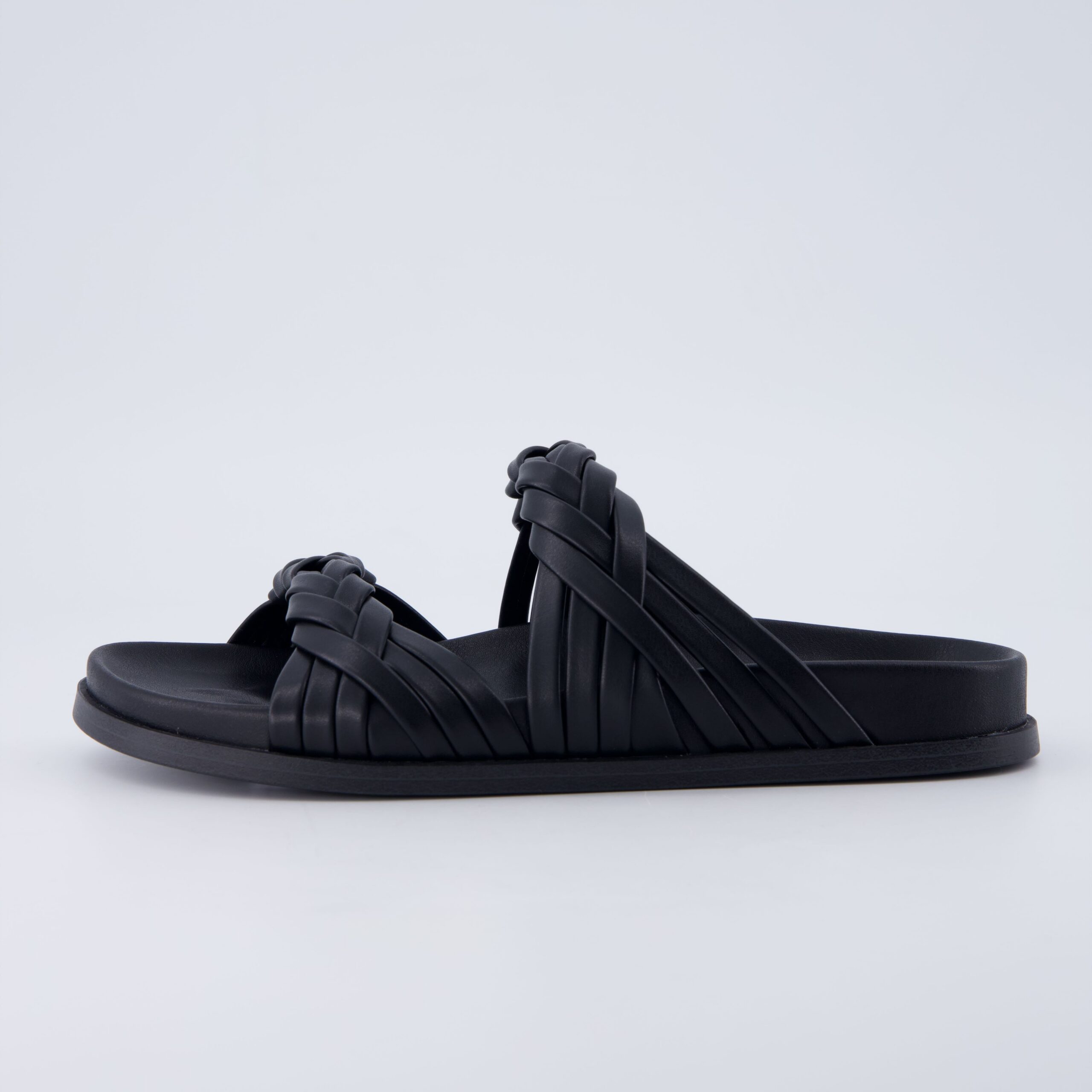 Lens Braided Strap Sandals