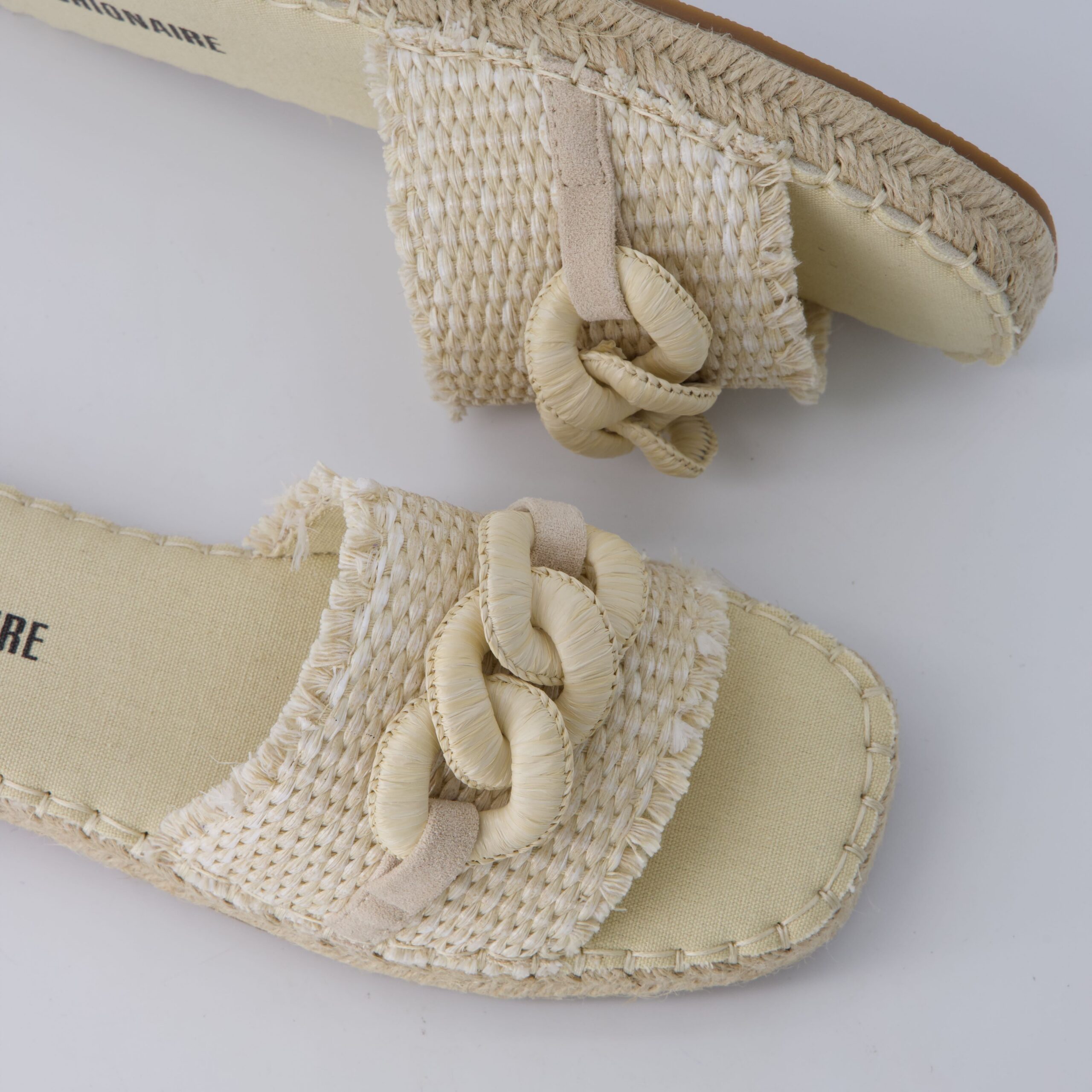 Lucia Raffia Sandals - Image 9