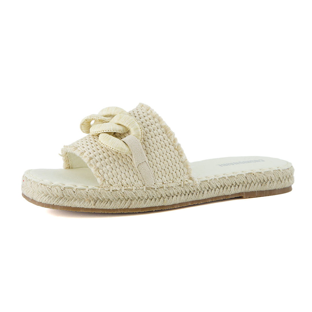 Lucia Raffia Sandals - Image 3