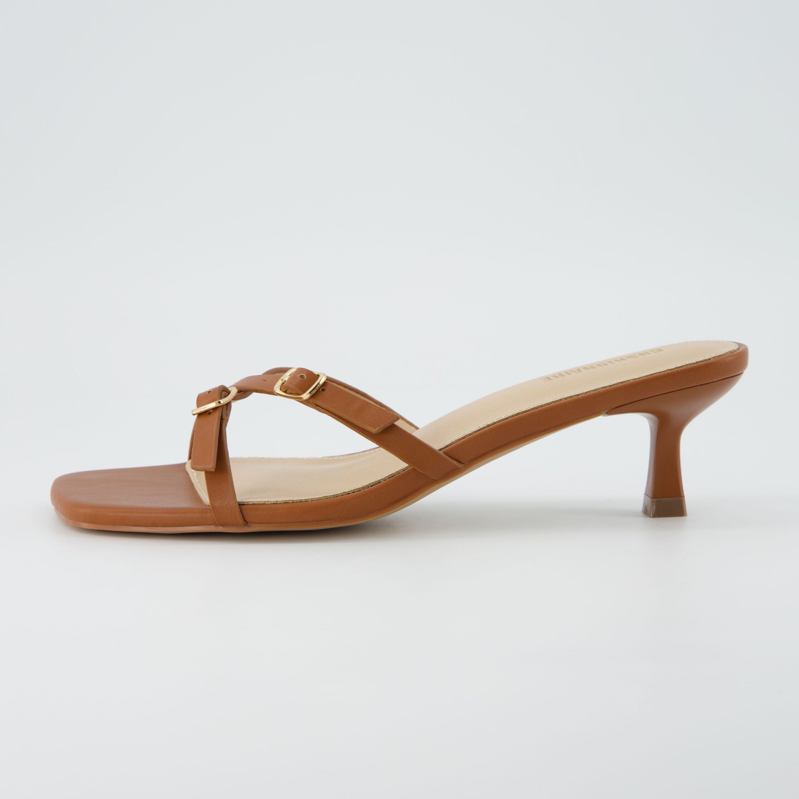 Milan Kitten Heel Sandals - Image 8