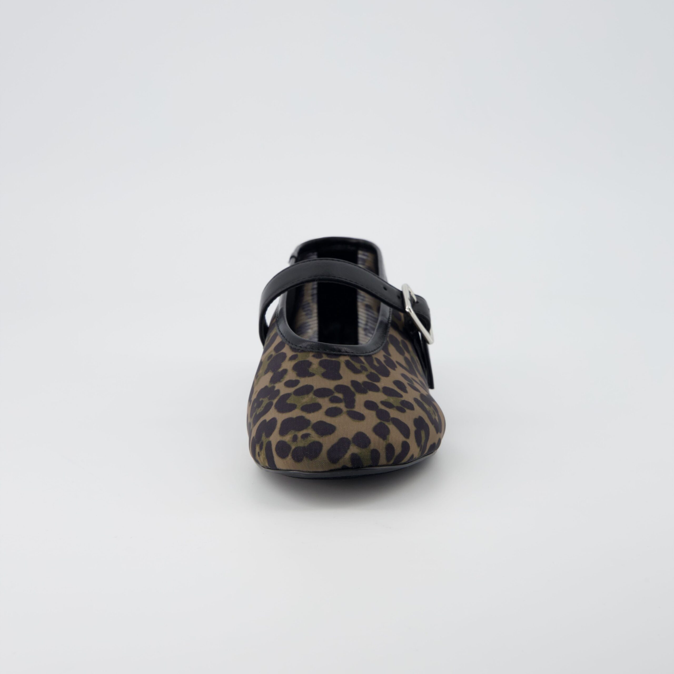 Moma Leopard Print Mary Jane Flat - Image 3