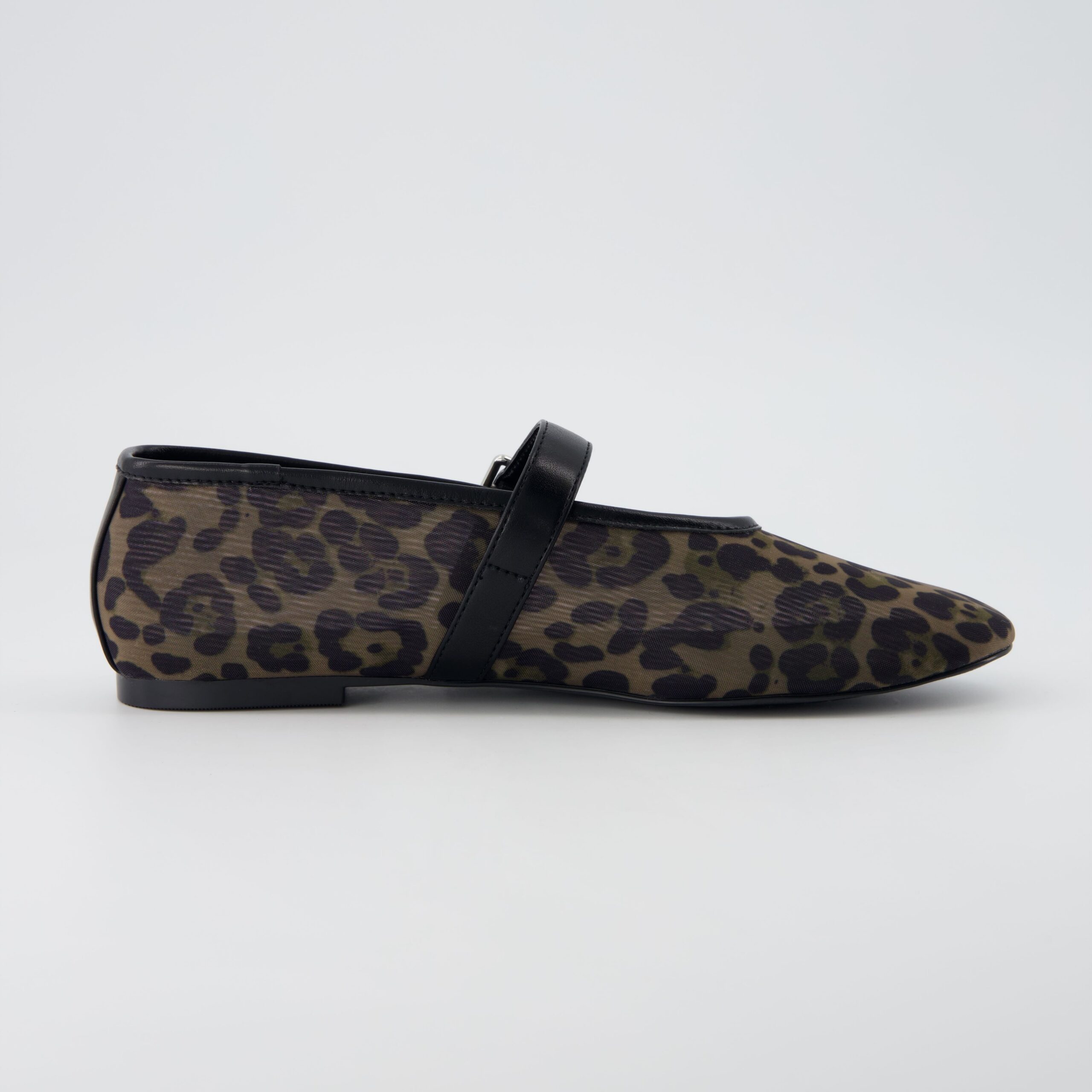 Moma Leopard Print Mary Jane Flat - Image 4