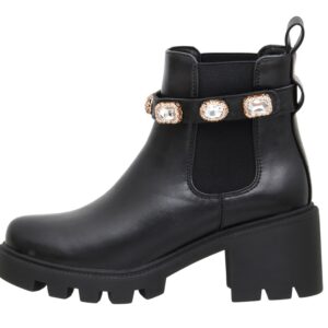 Julie Studded Strap Chelsea Boot