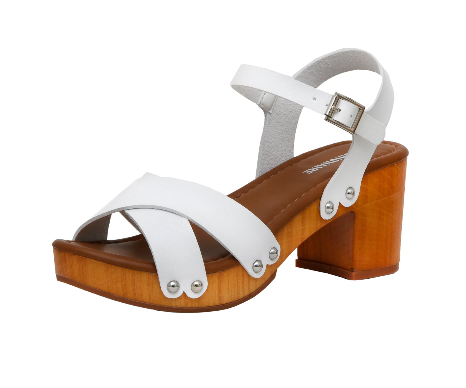Slate Faux Wood Sandals - Image 19