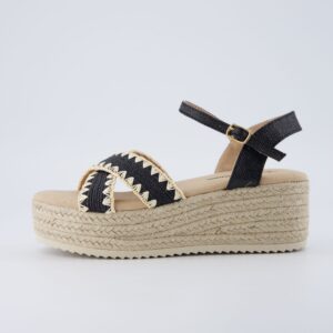 Ola Raffia Platform Sandals