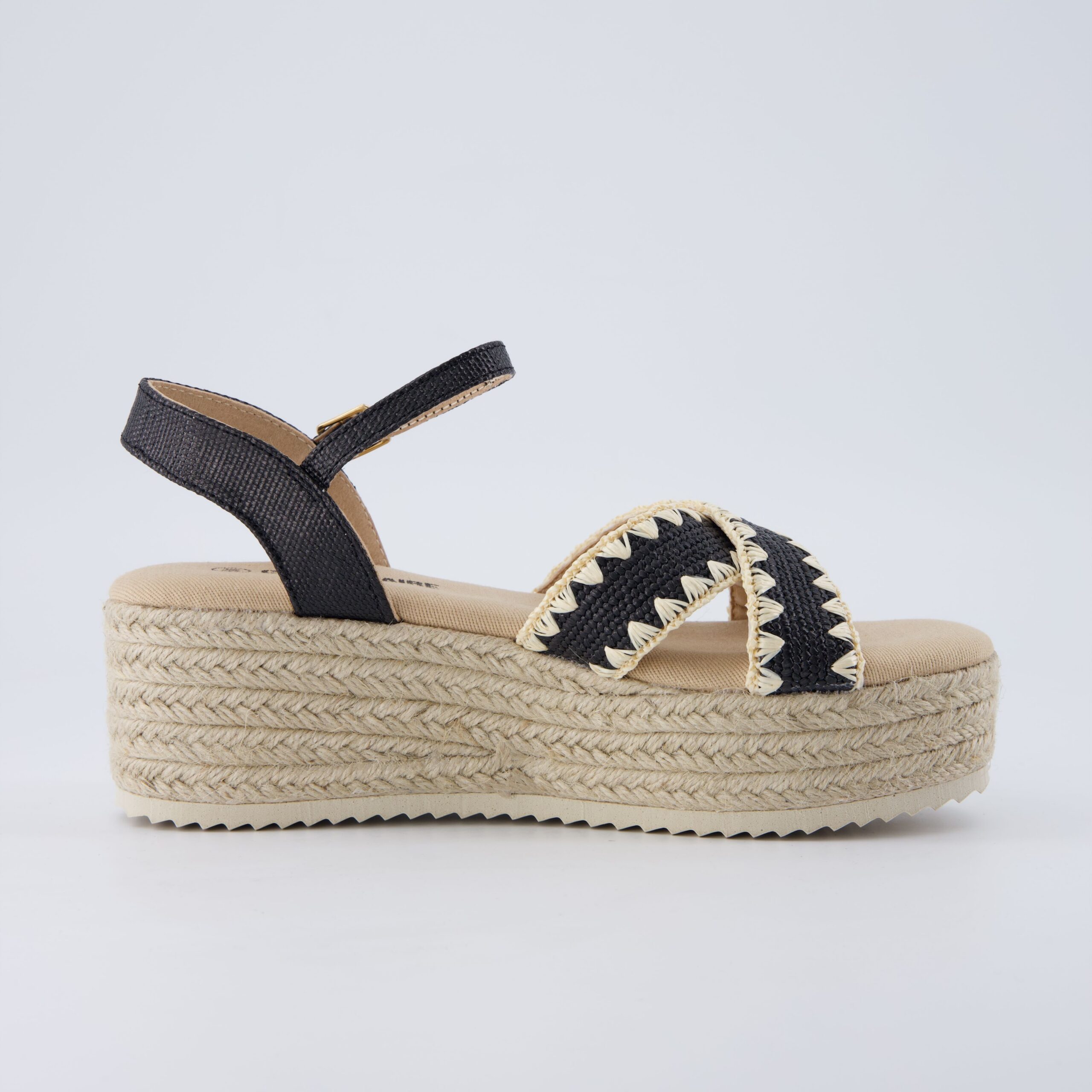 Ola Raffia Platform Sandals - Image 4