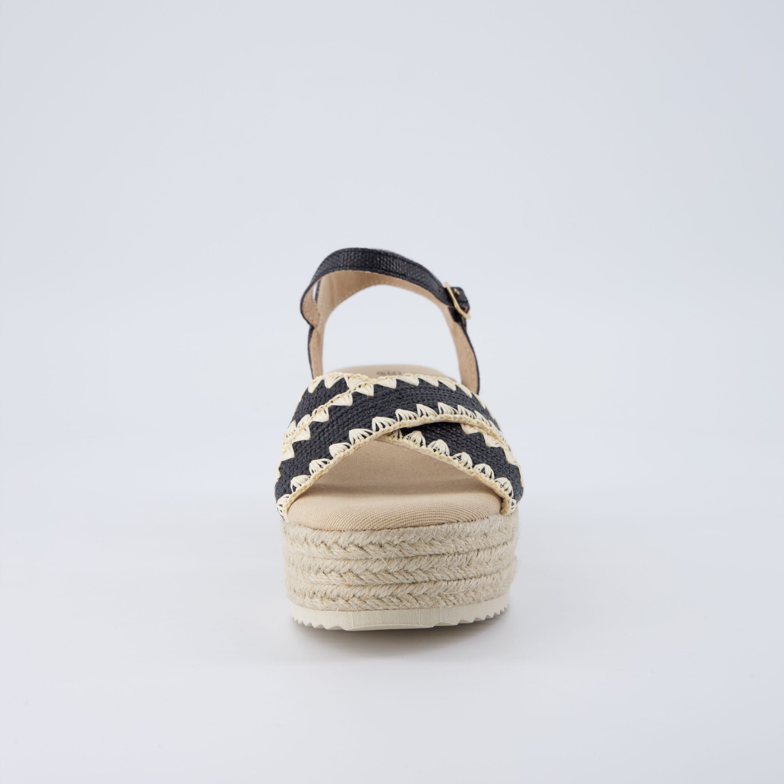 Ola Raffia Platform Sandals - Image 3