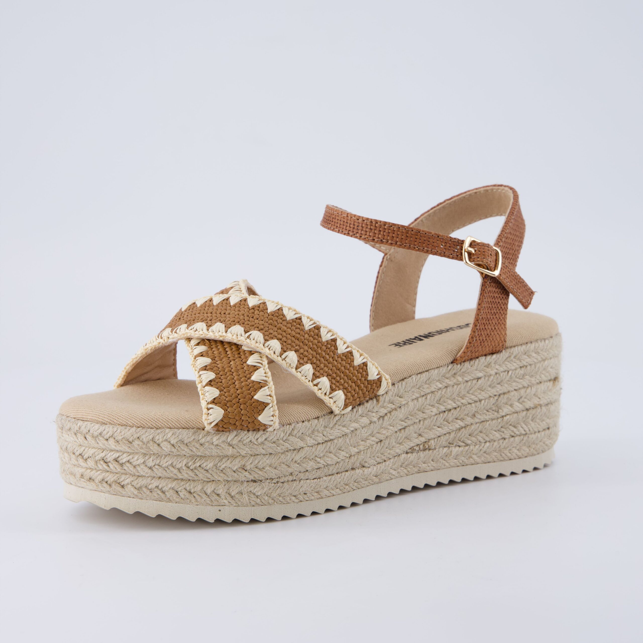 Ola Raffia Platform Sandals - Image 11