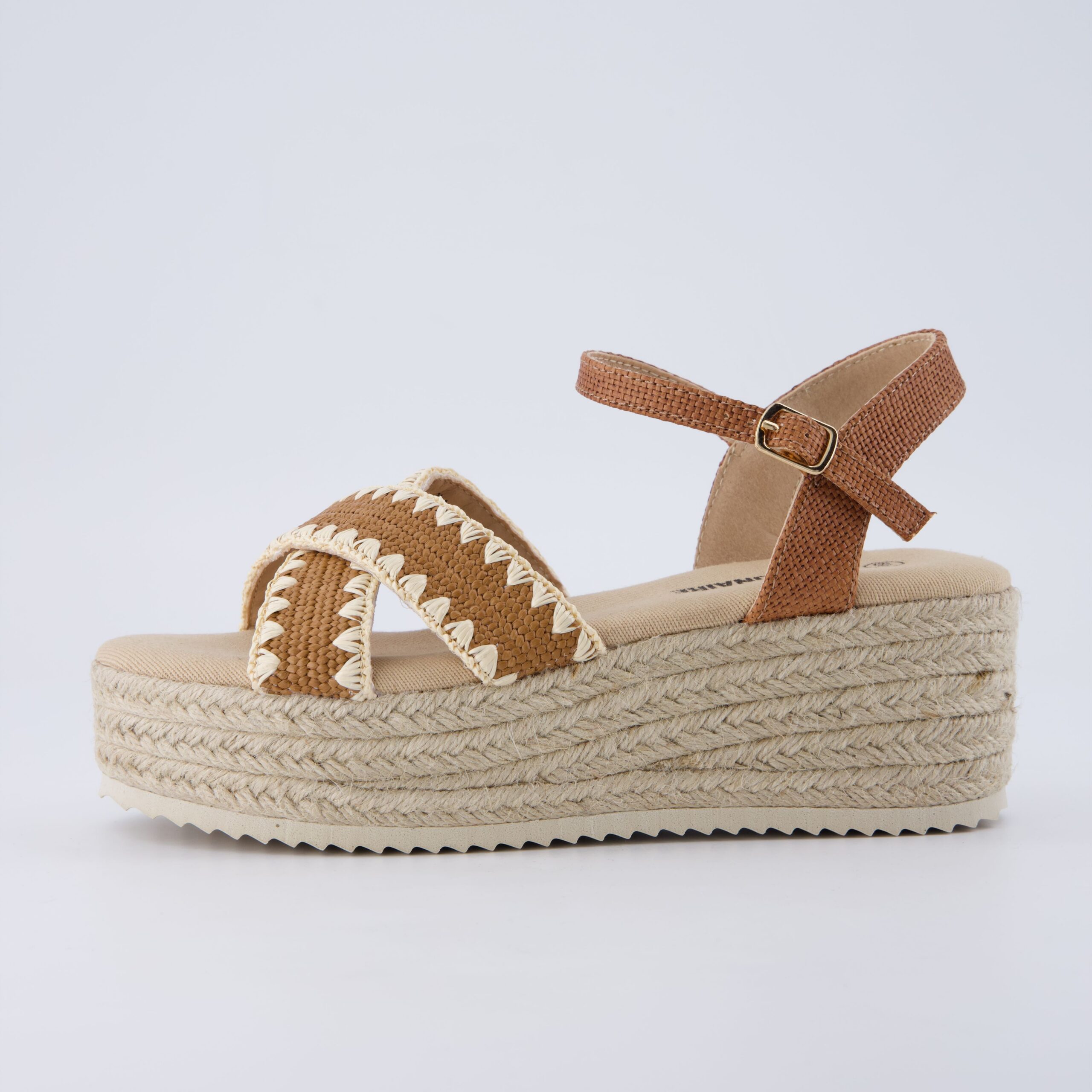 Ola Raffia Platform Sandals - Image 10