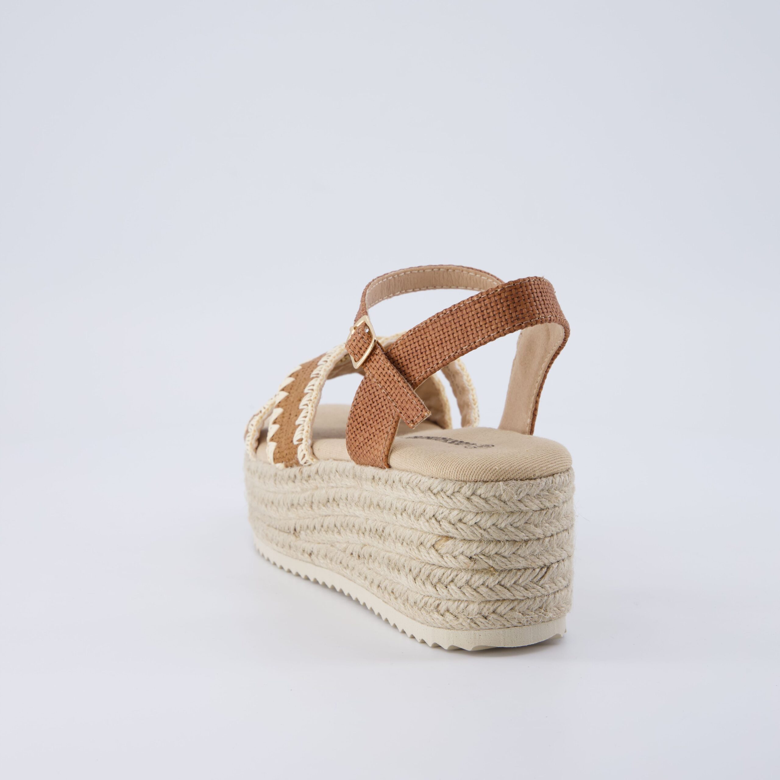 Ola Raffia Platform Sandals - Image 14