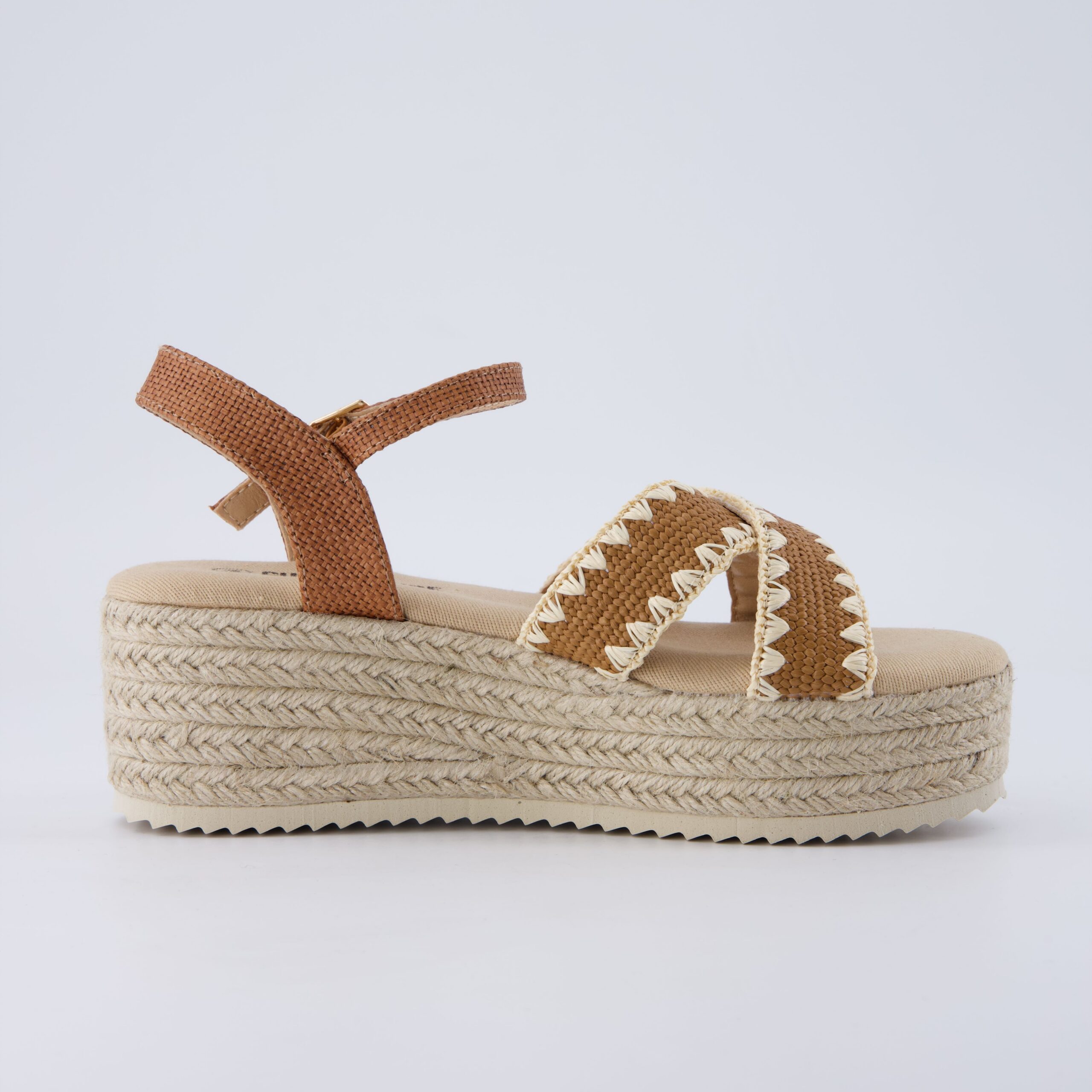 Ola Raffia Platform Sandals - Image 13