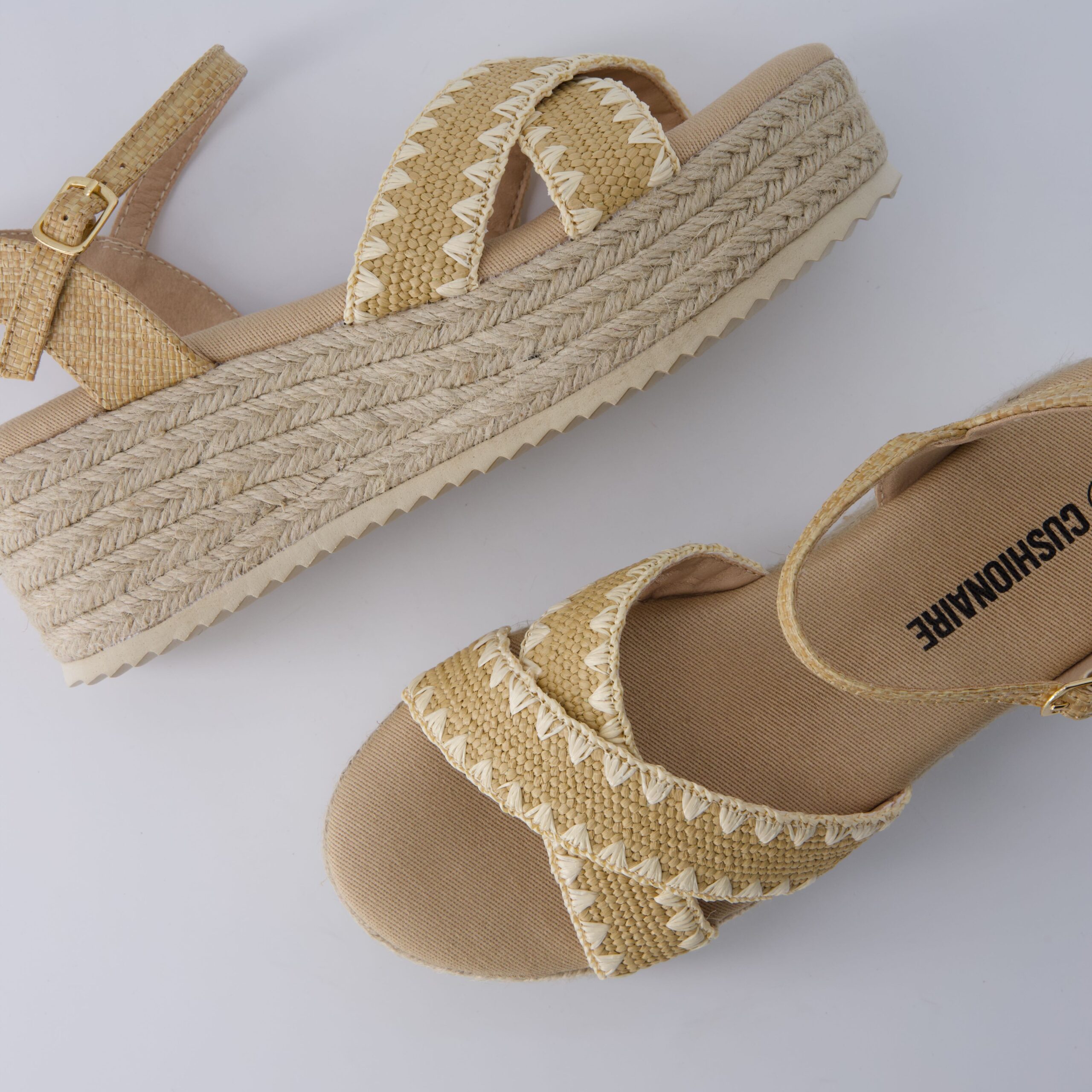 Ola Raffia Platform Sandals - Image 25