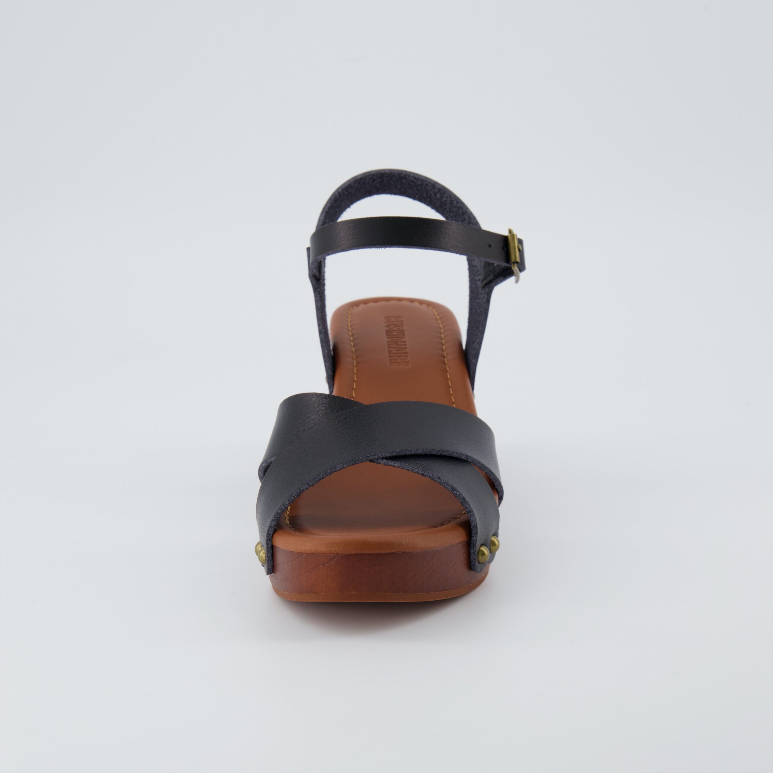 Slate Faux Wood Sandals - Image 3