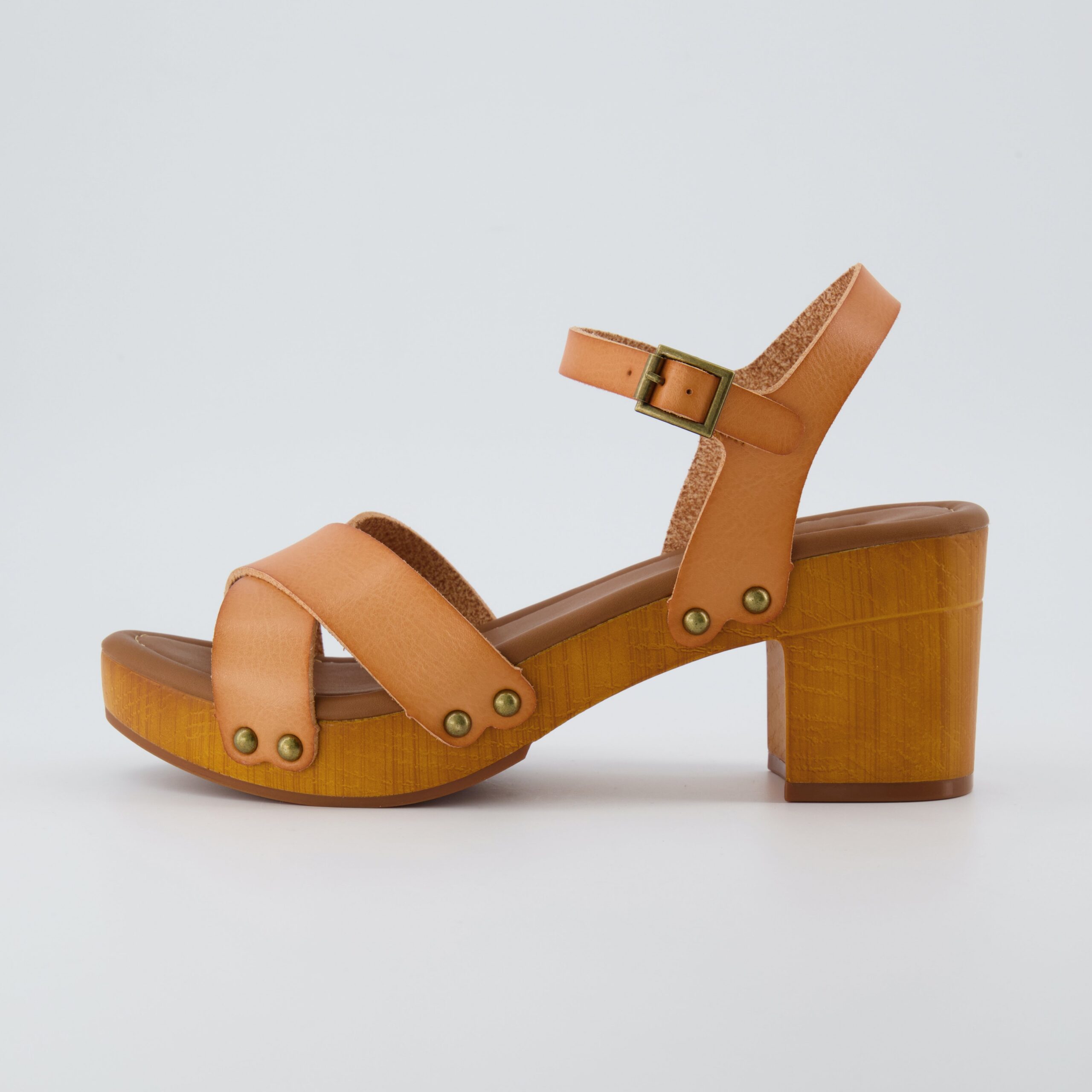 Slate Faux Wood Sandals - Image 7