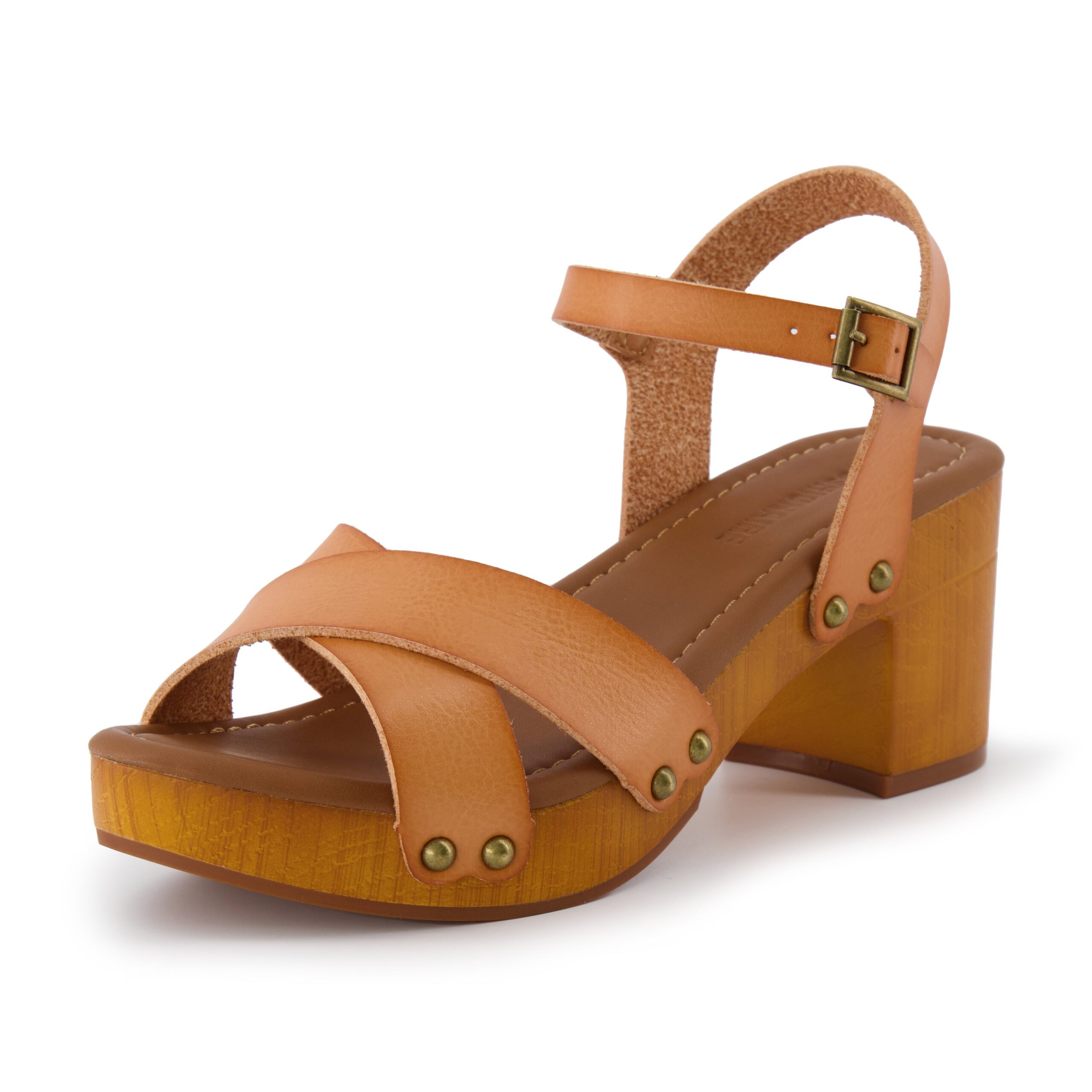 Slate Faux Wood Sandals - Image 8