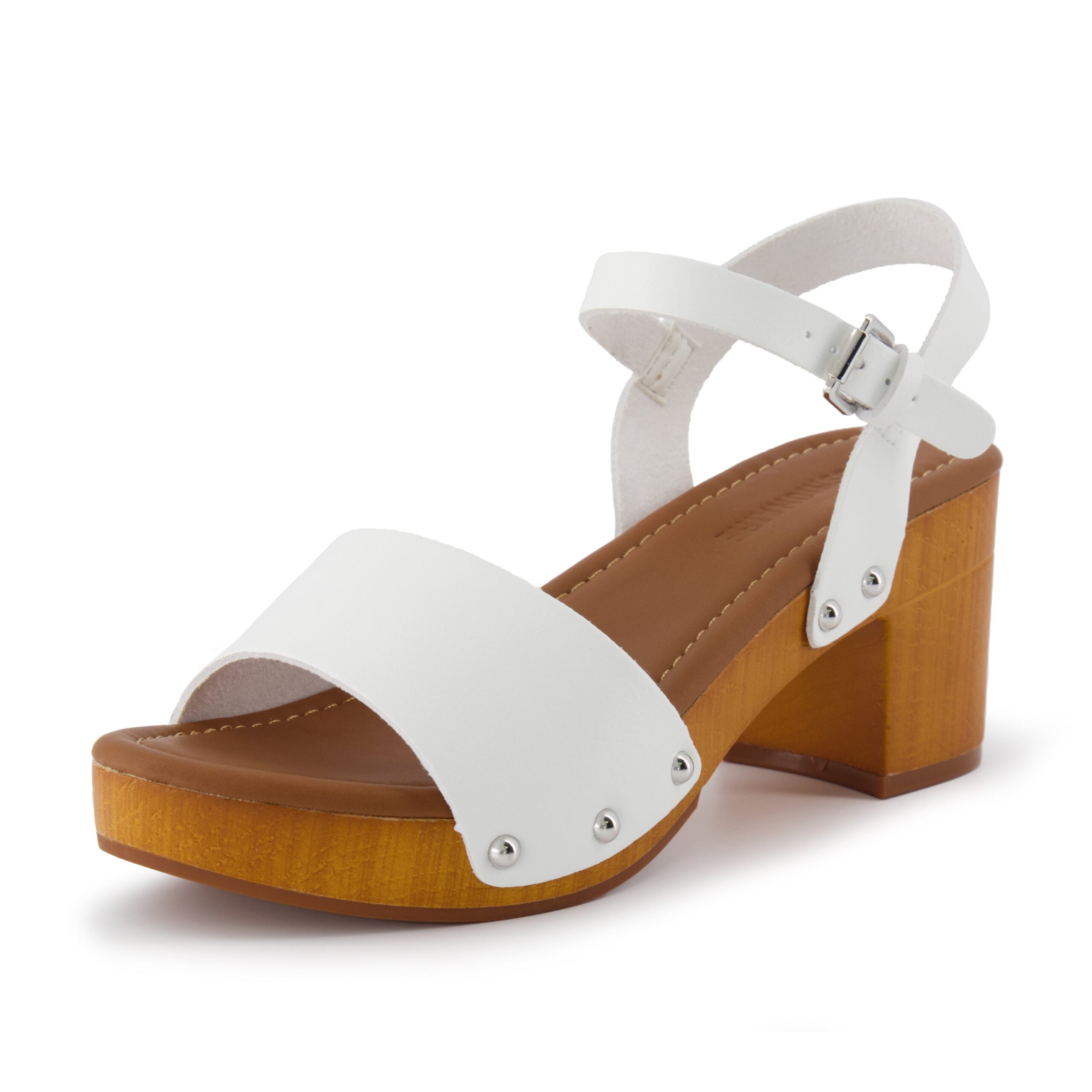Sloan Faux Wood Sandals - Image 8