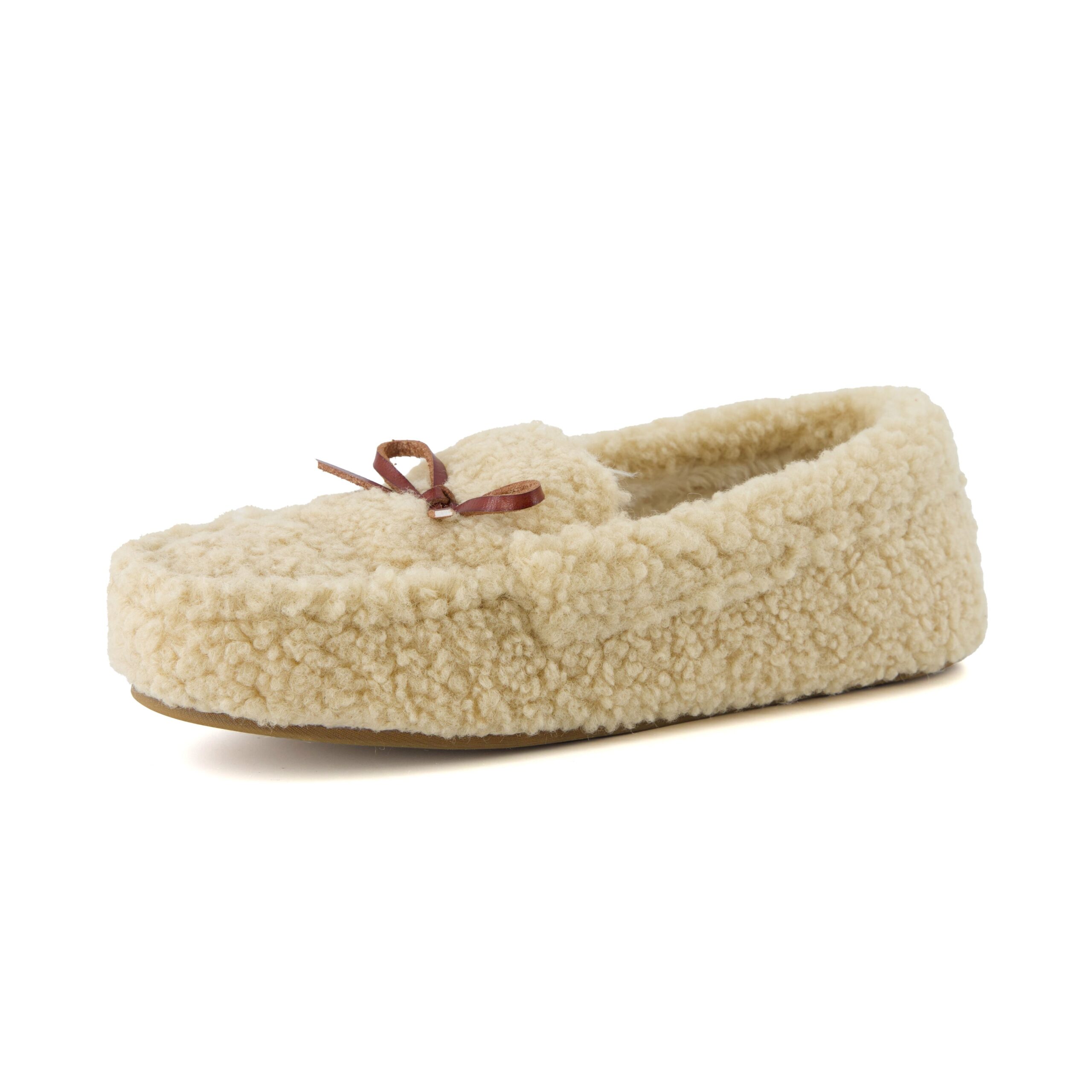 Star Sherpa Moccasin Slippers - Image 9