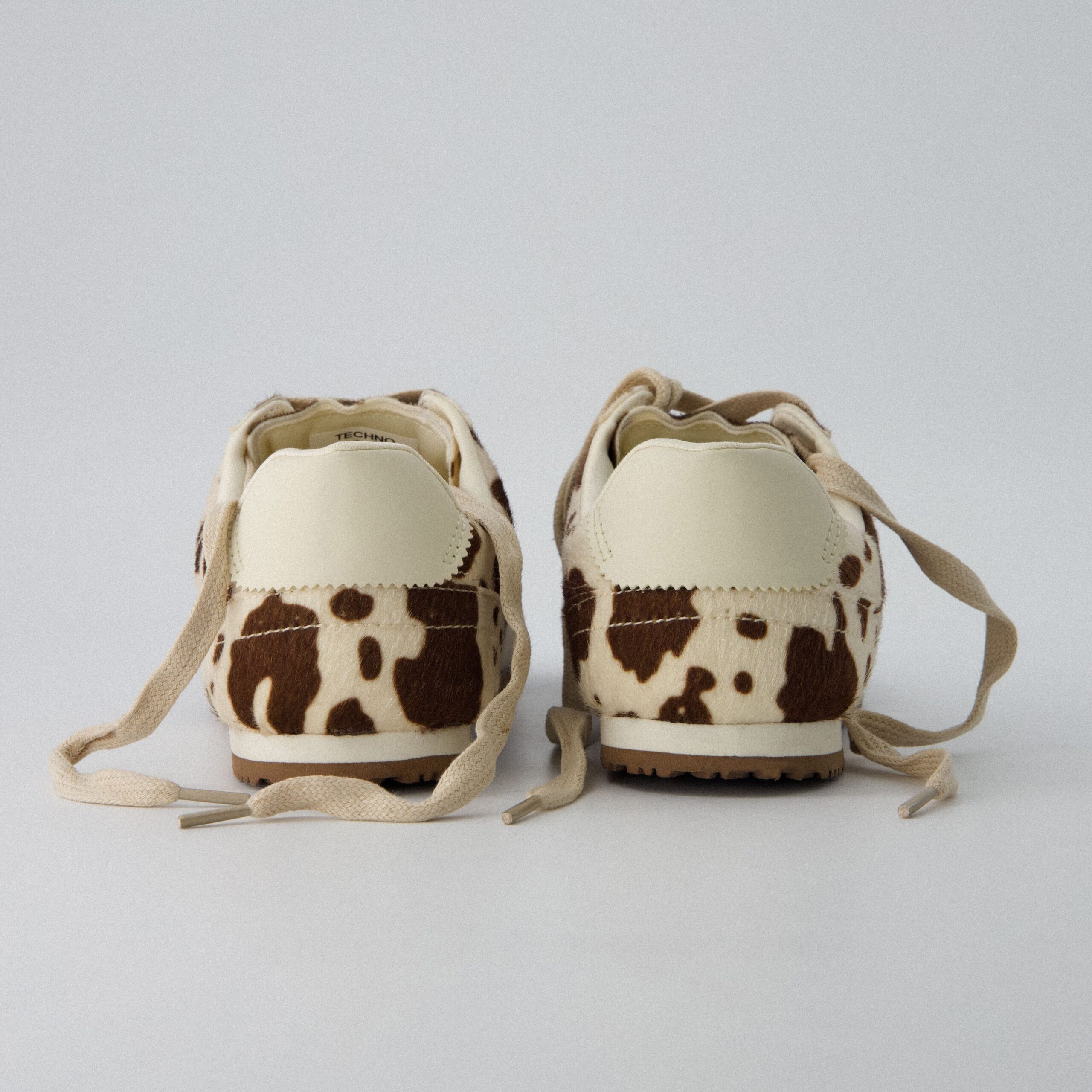 Techno Cow Print Sneakers - Image 8
